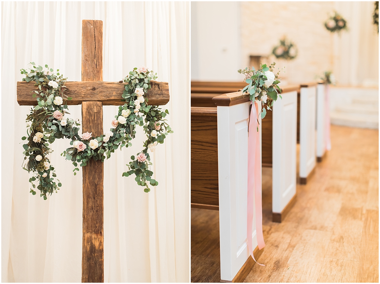  floral wedding decor for the ceremony 