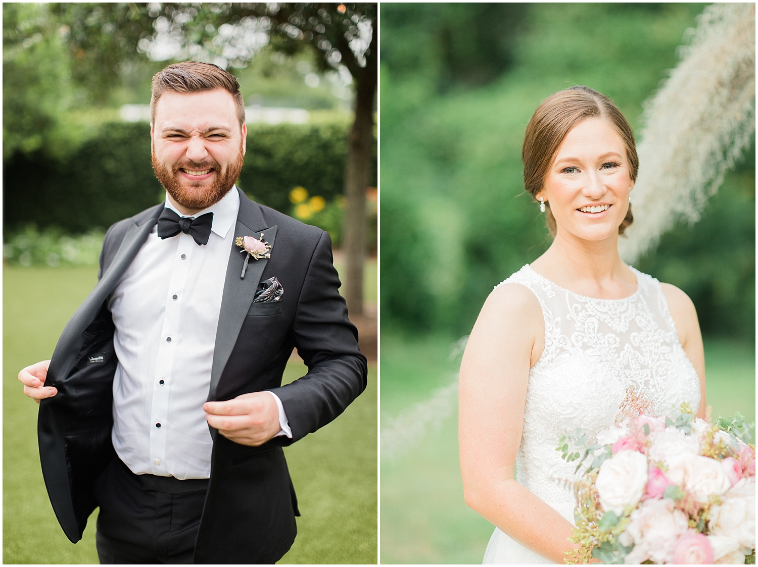 Bride and groom portrait