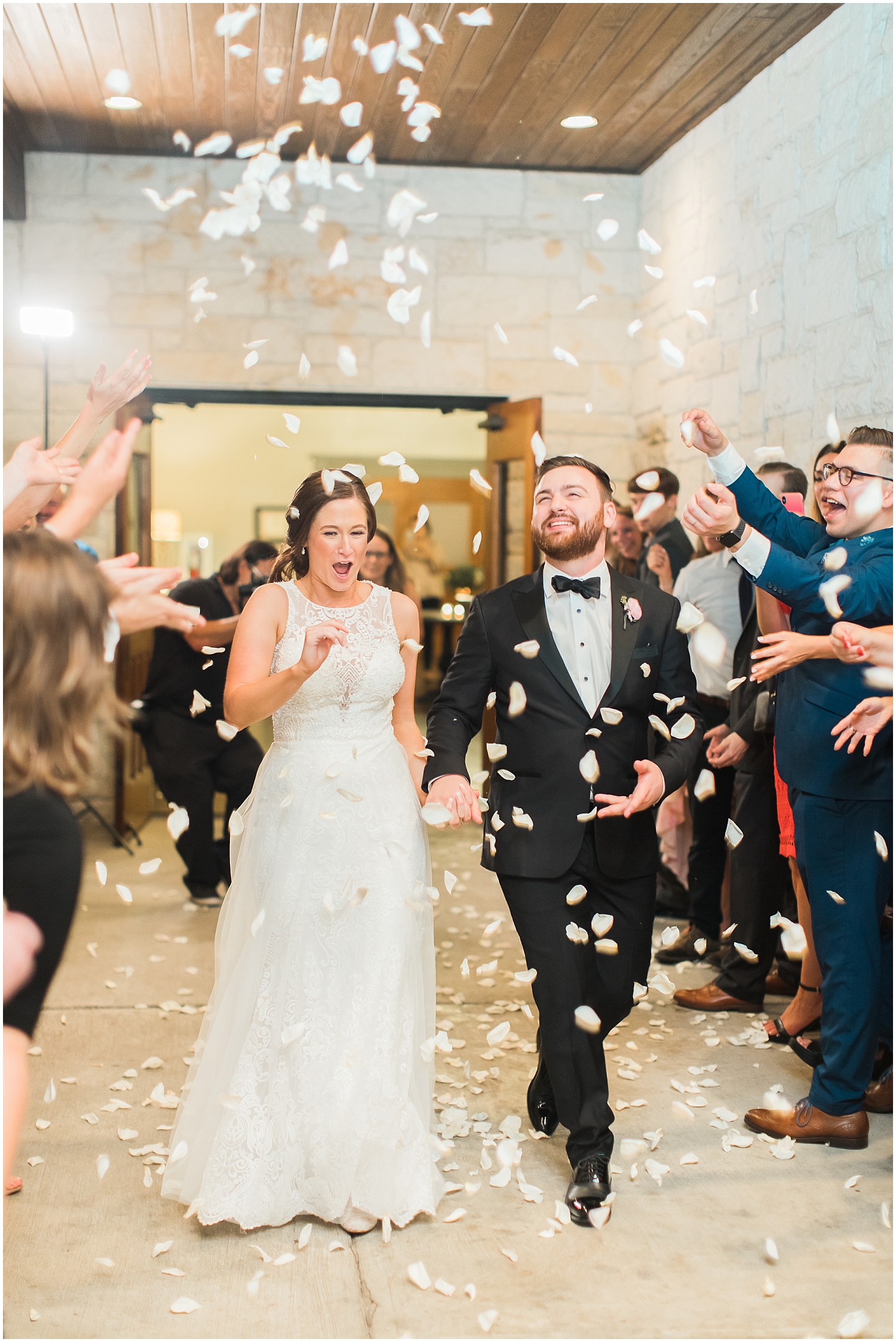  Confetti Bride and Groom grand exit 