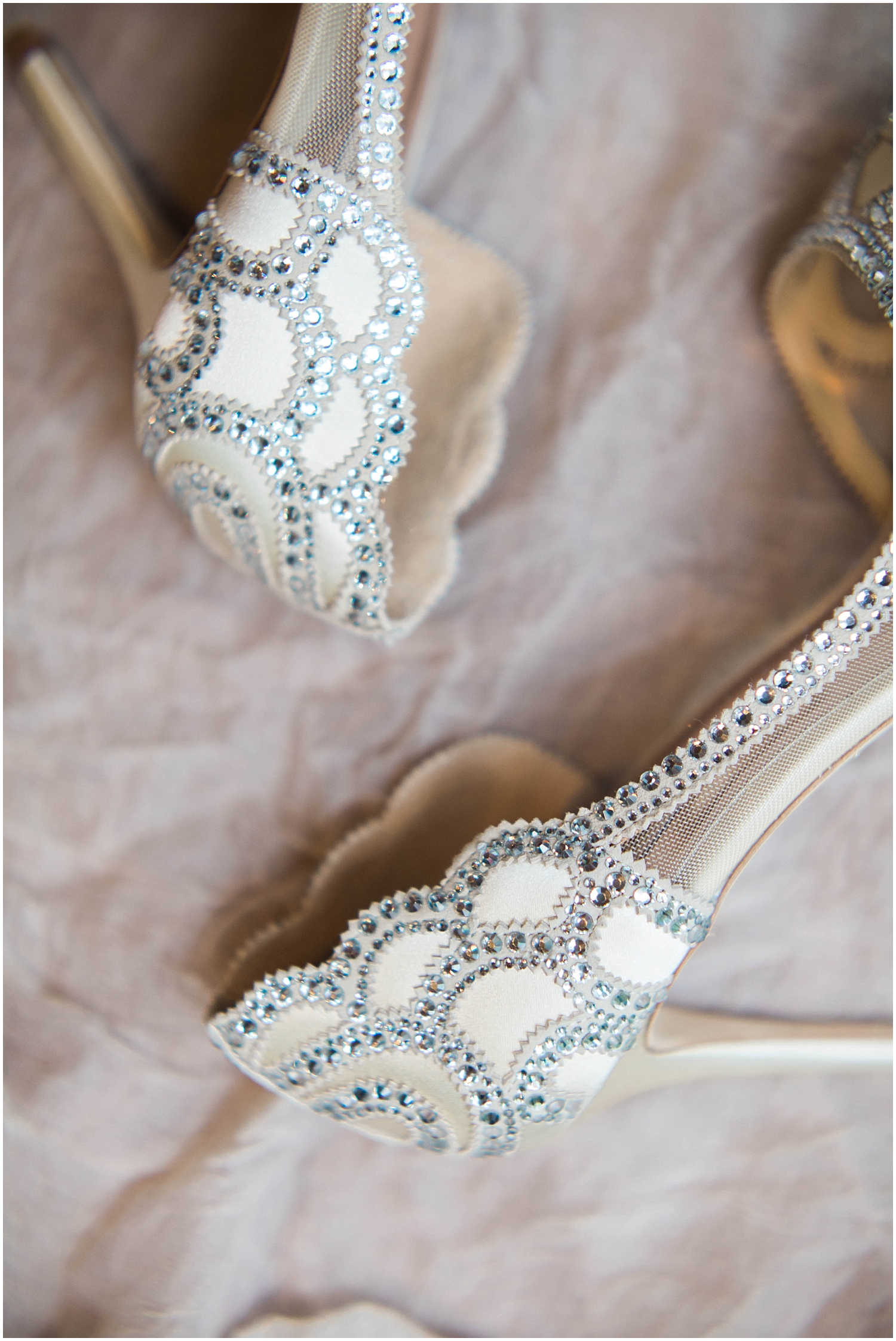 the bride’s wedding shoes