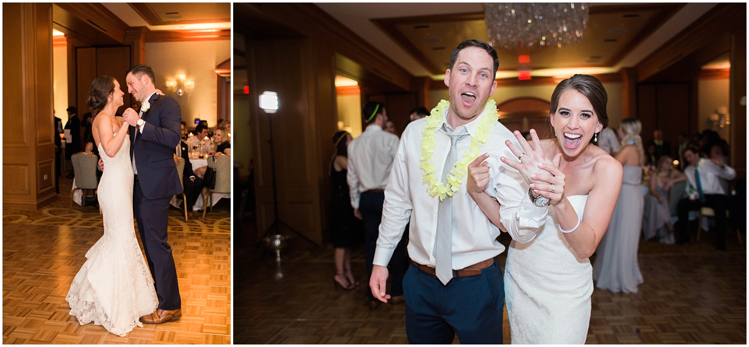 the bride and groom’s first dance