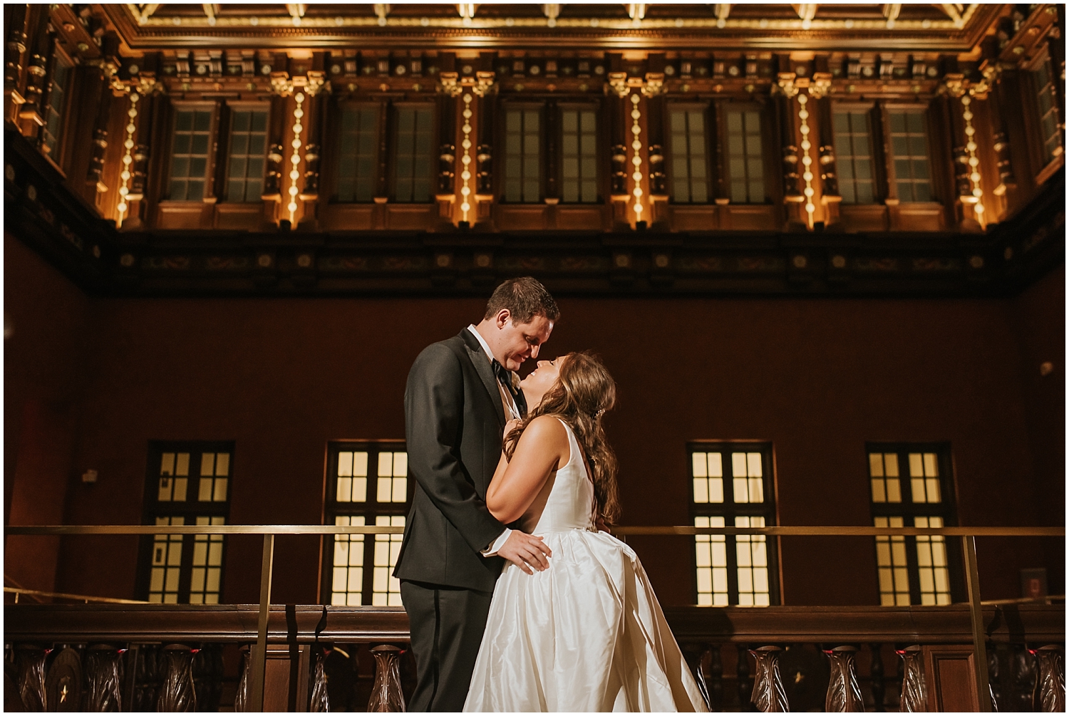 bride and groom portrait at their Houston wedding