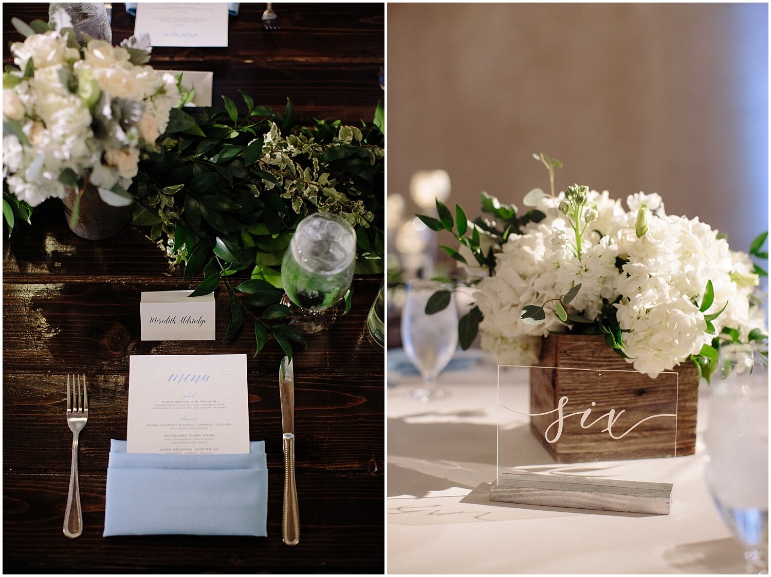  baby blue tablescape and wedding centerpieces 