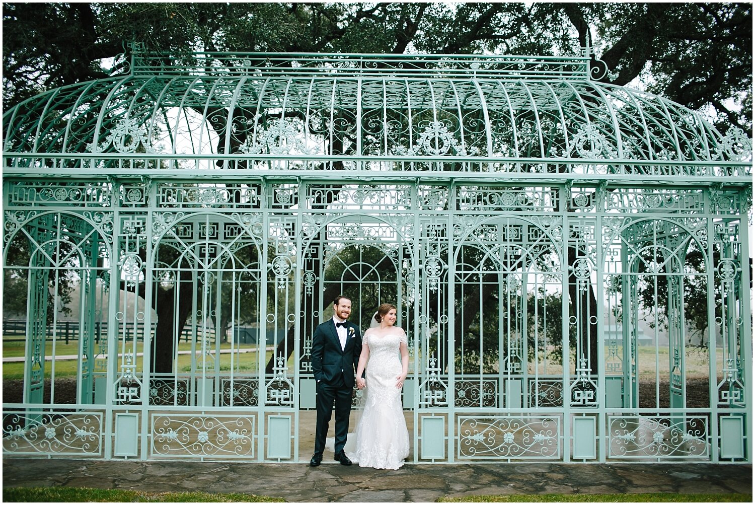  bride and groom before their wedding ceremony 