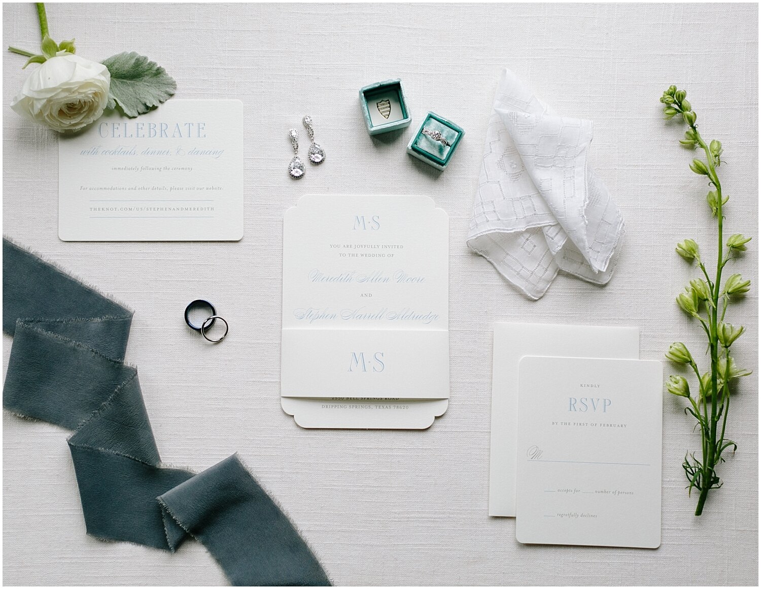  wedding invitation and accessories layout  