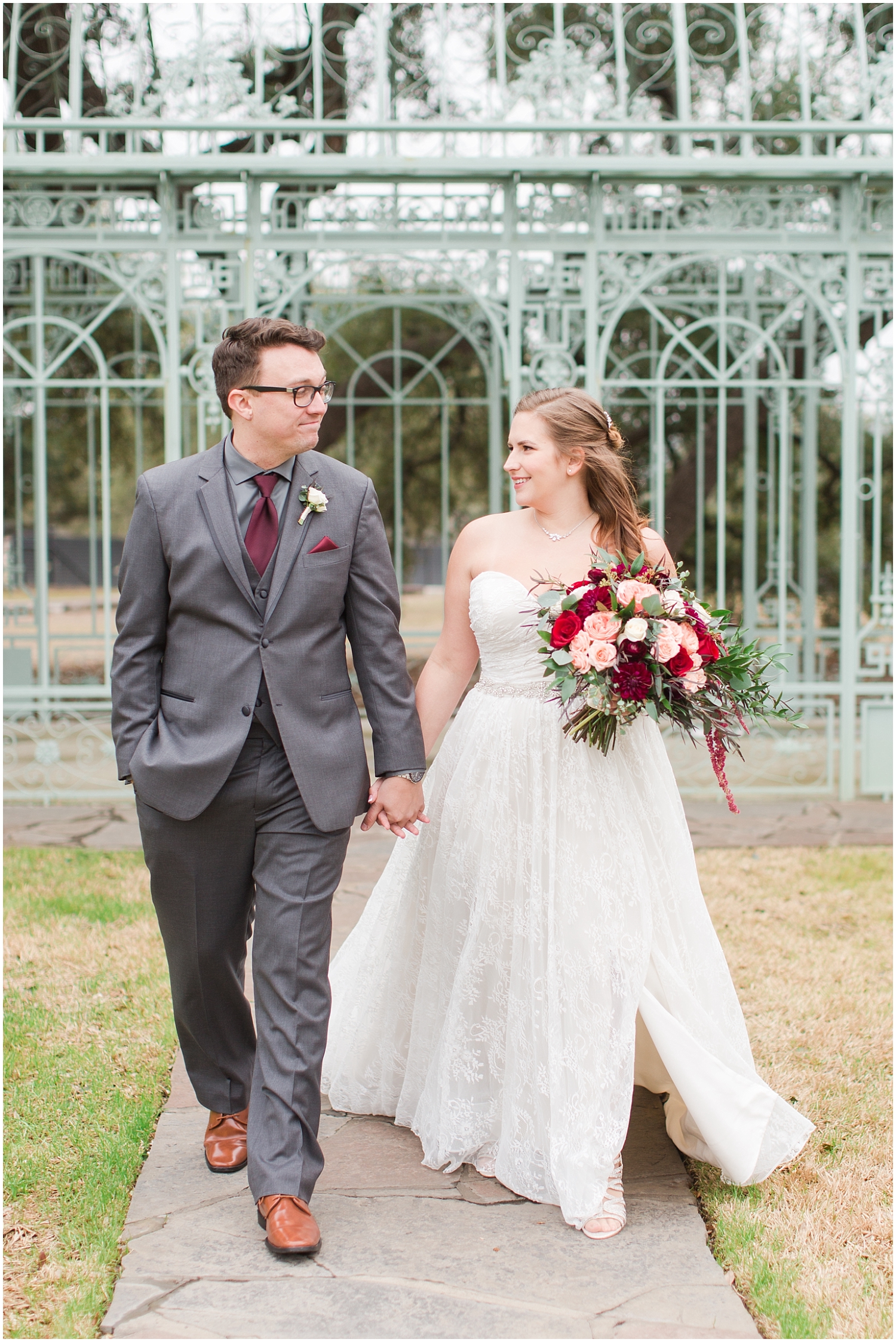  bride and groom’s first look before their wedding in Austin Texas 