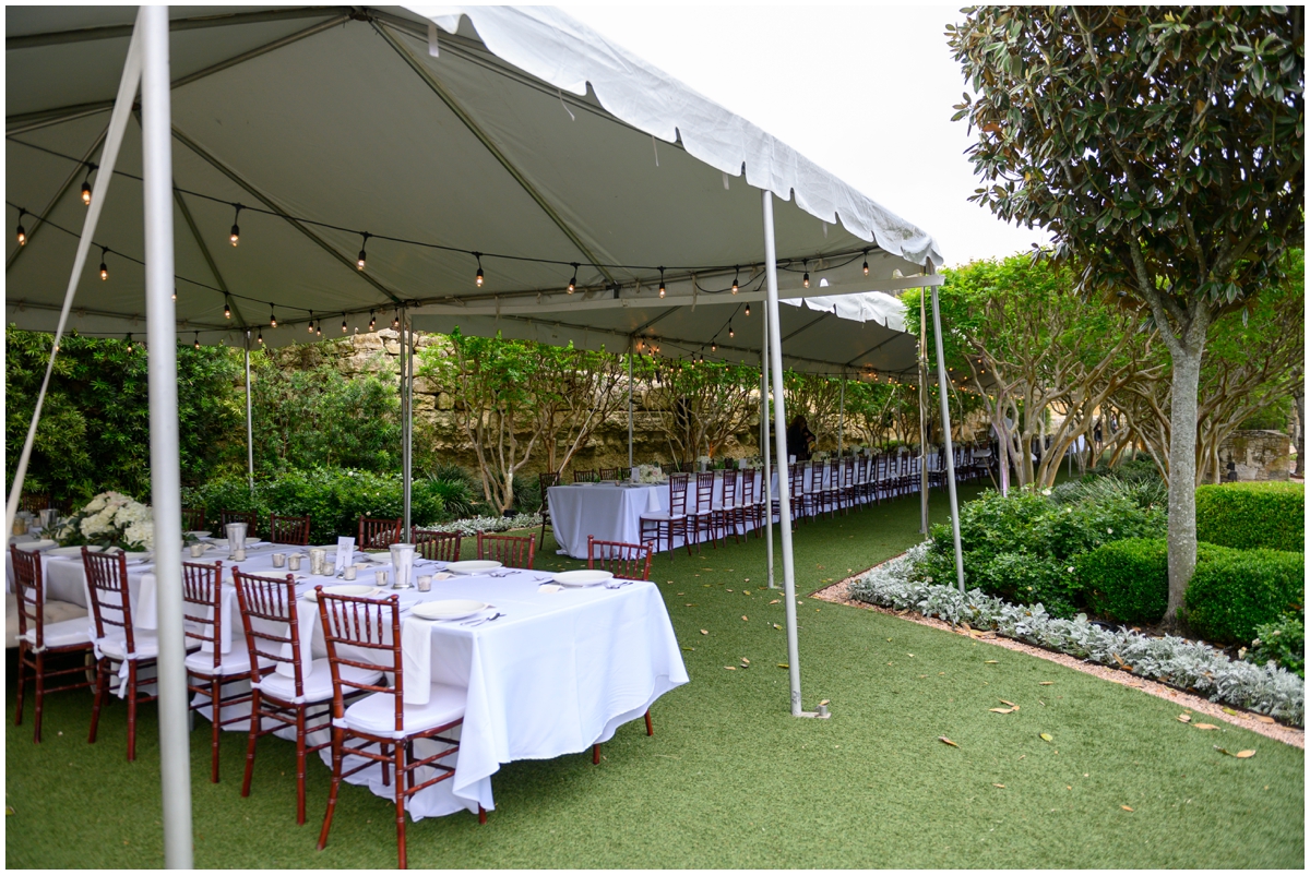  Outdoor tented wedding reception 