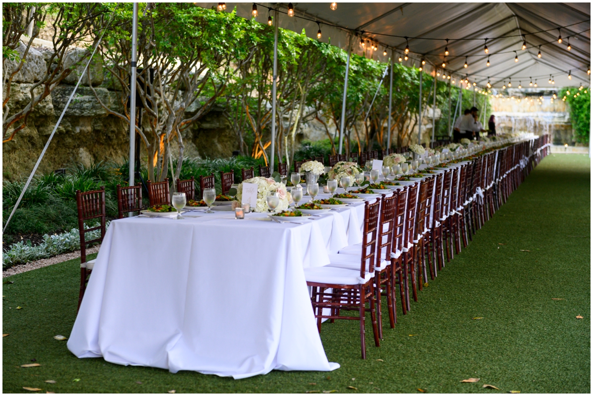  long table for wedding reception 