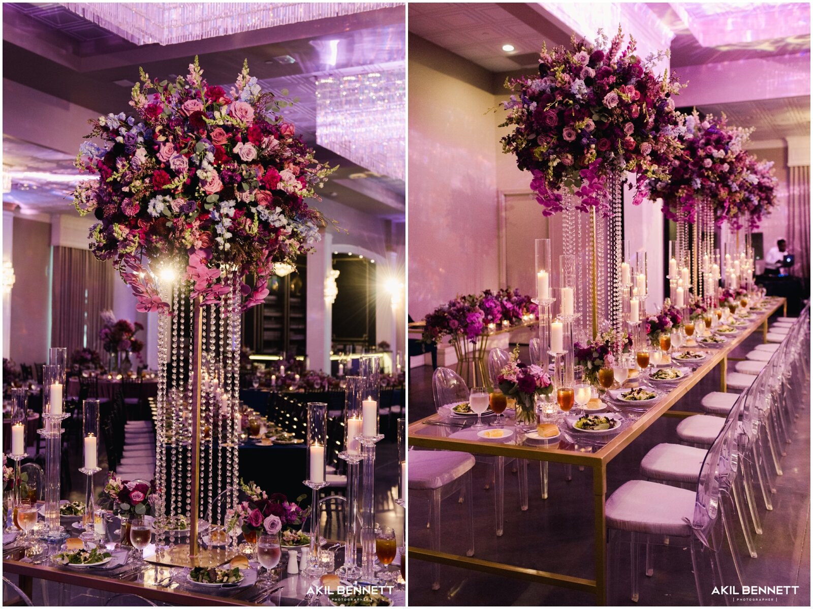  Tall floral wedding centerpieces 