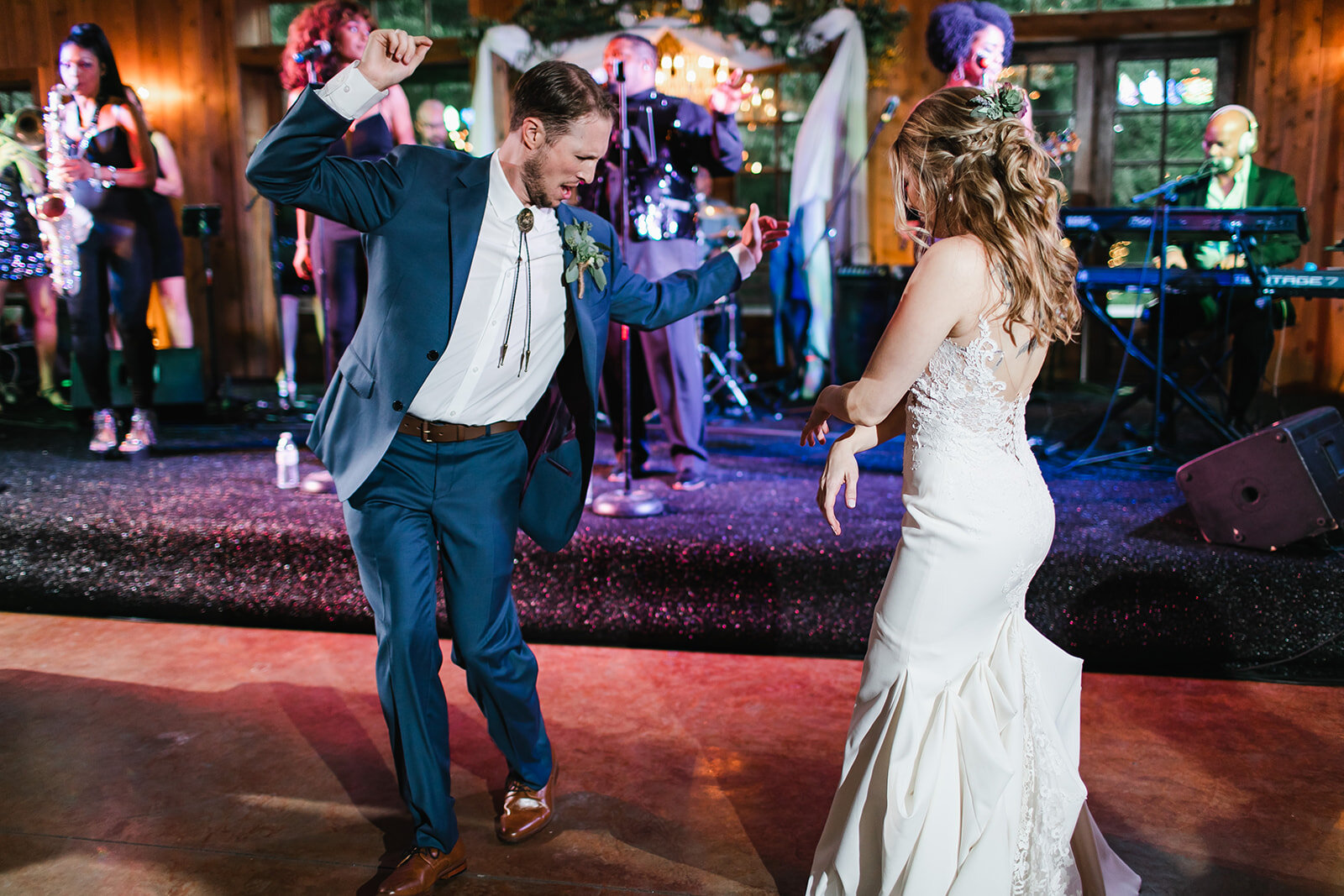  bride and groom dancing 