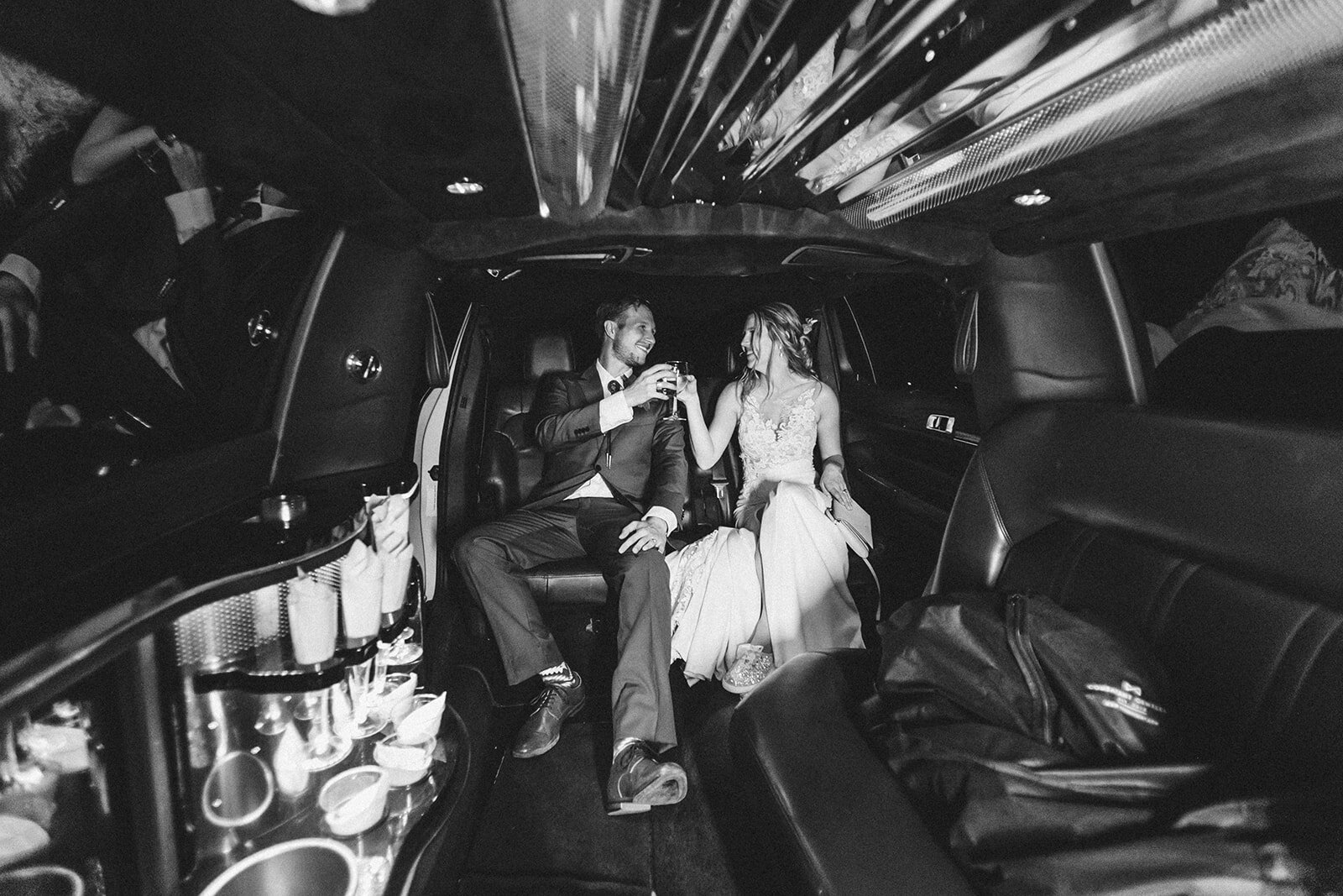  bride and groom’s getaway car 