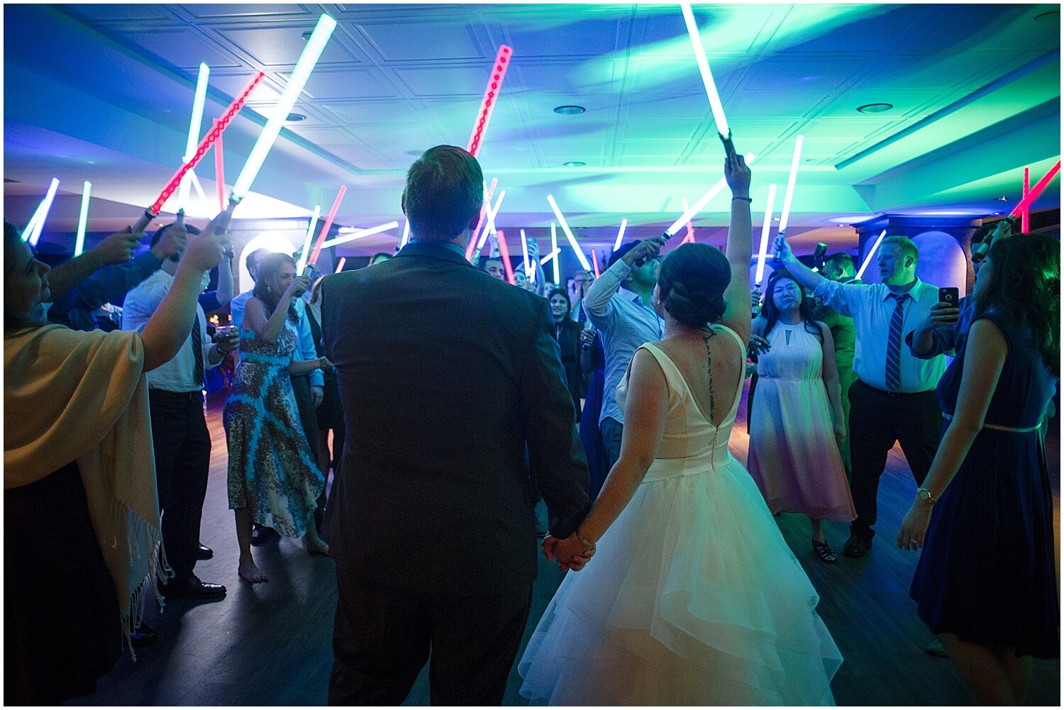  Lightsabers for the wedding guests  