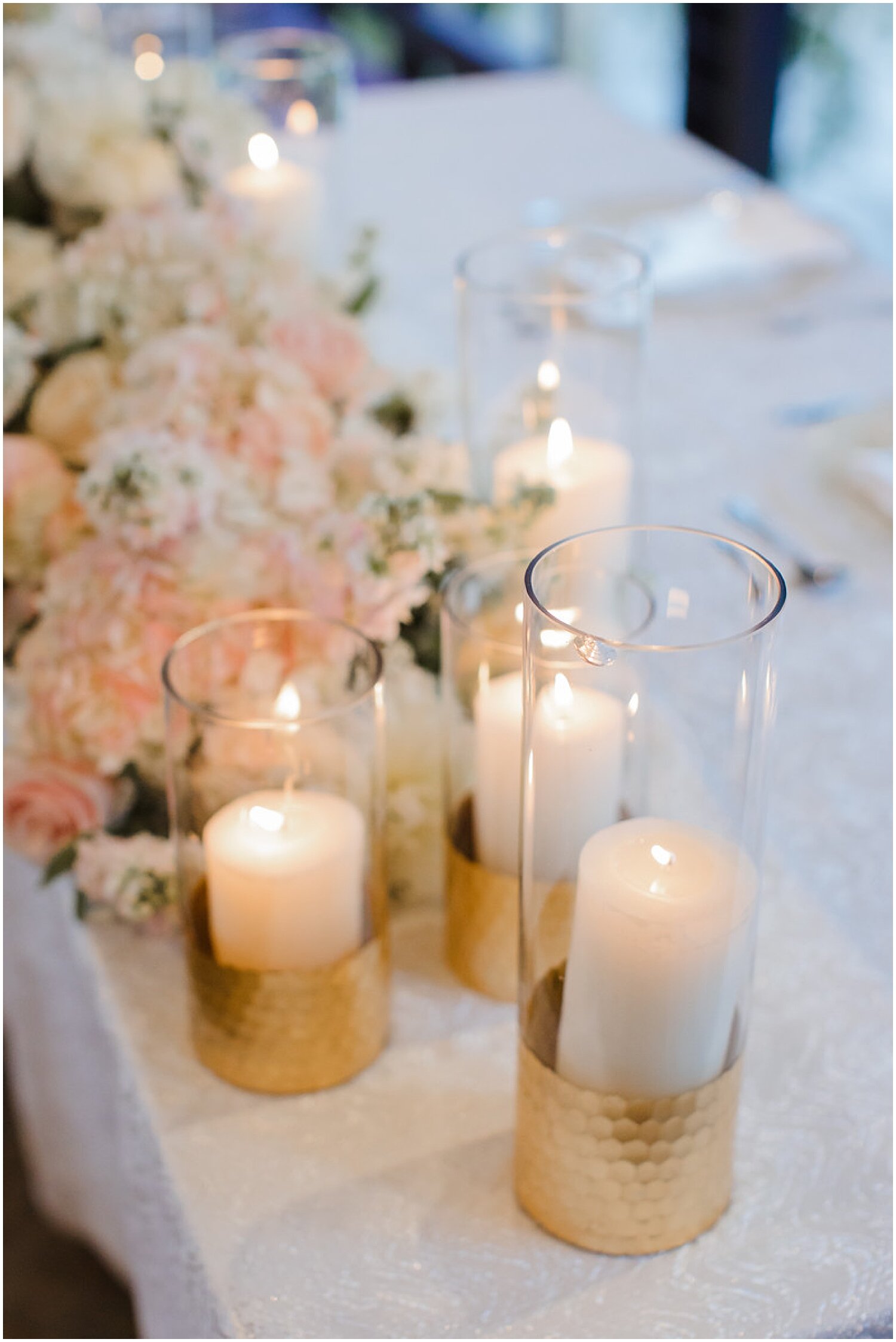  romantic candelight wedding decor 