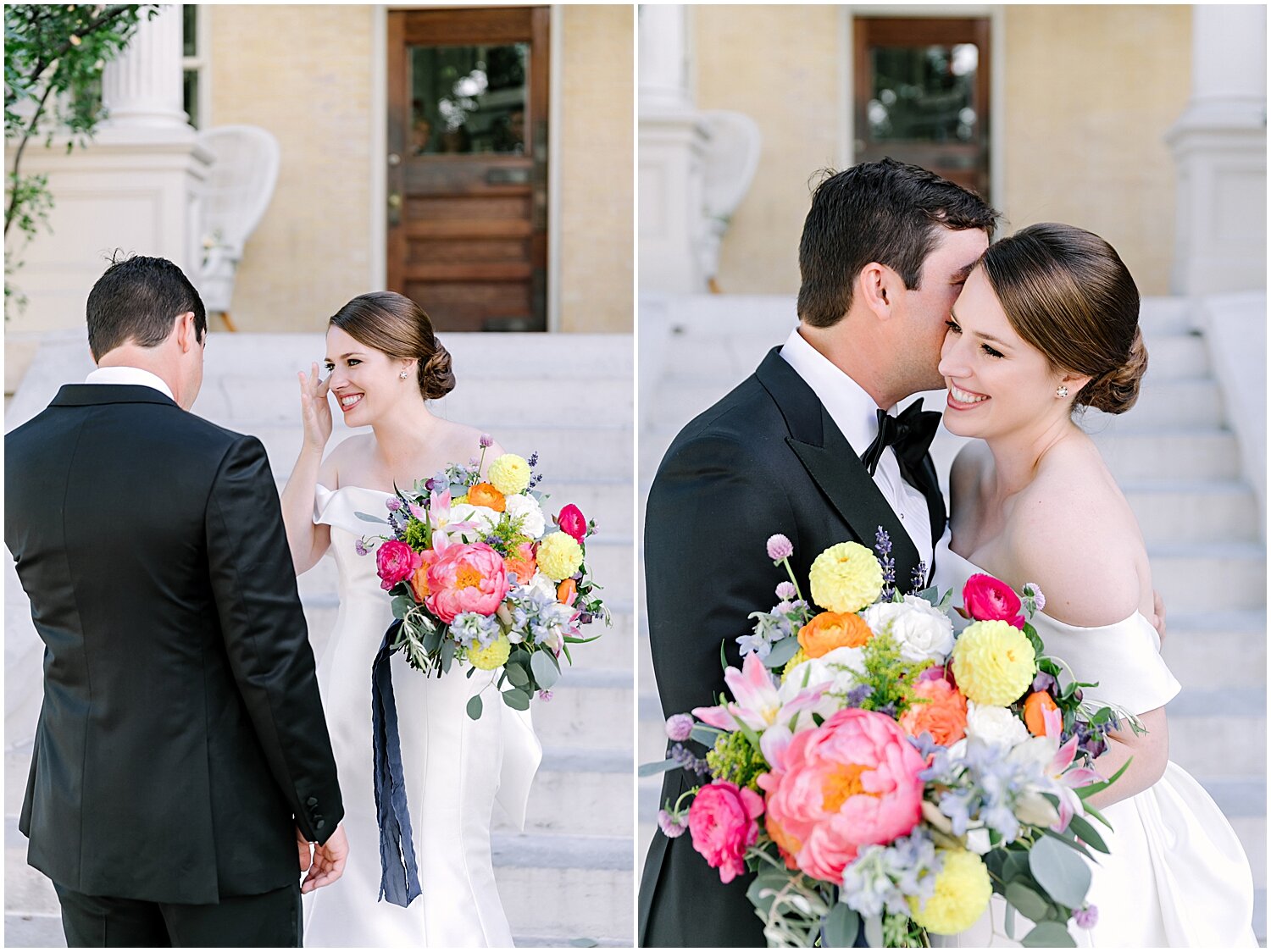  bride and groom’s first look 