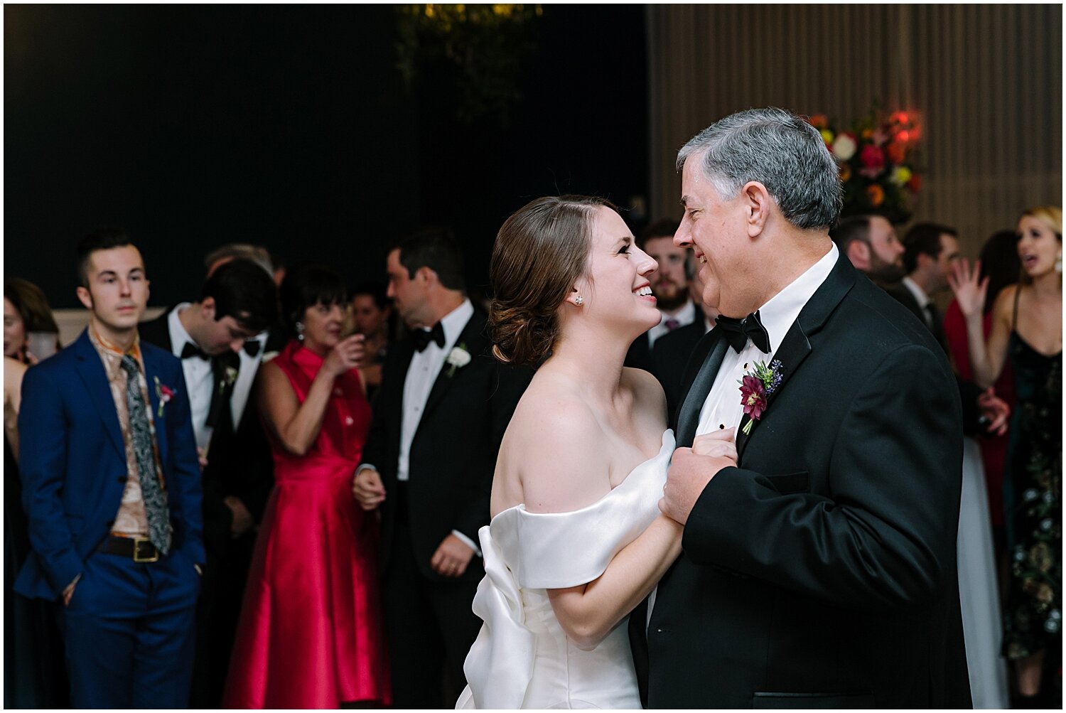  father and bride dance in Austin wedding 