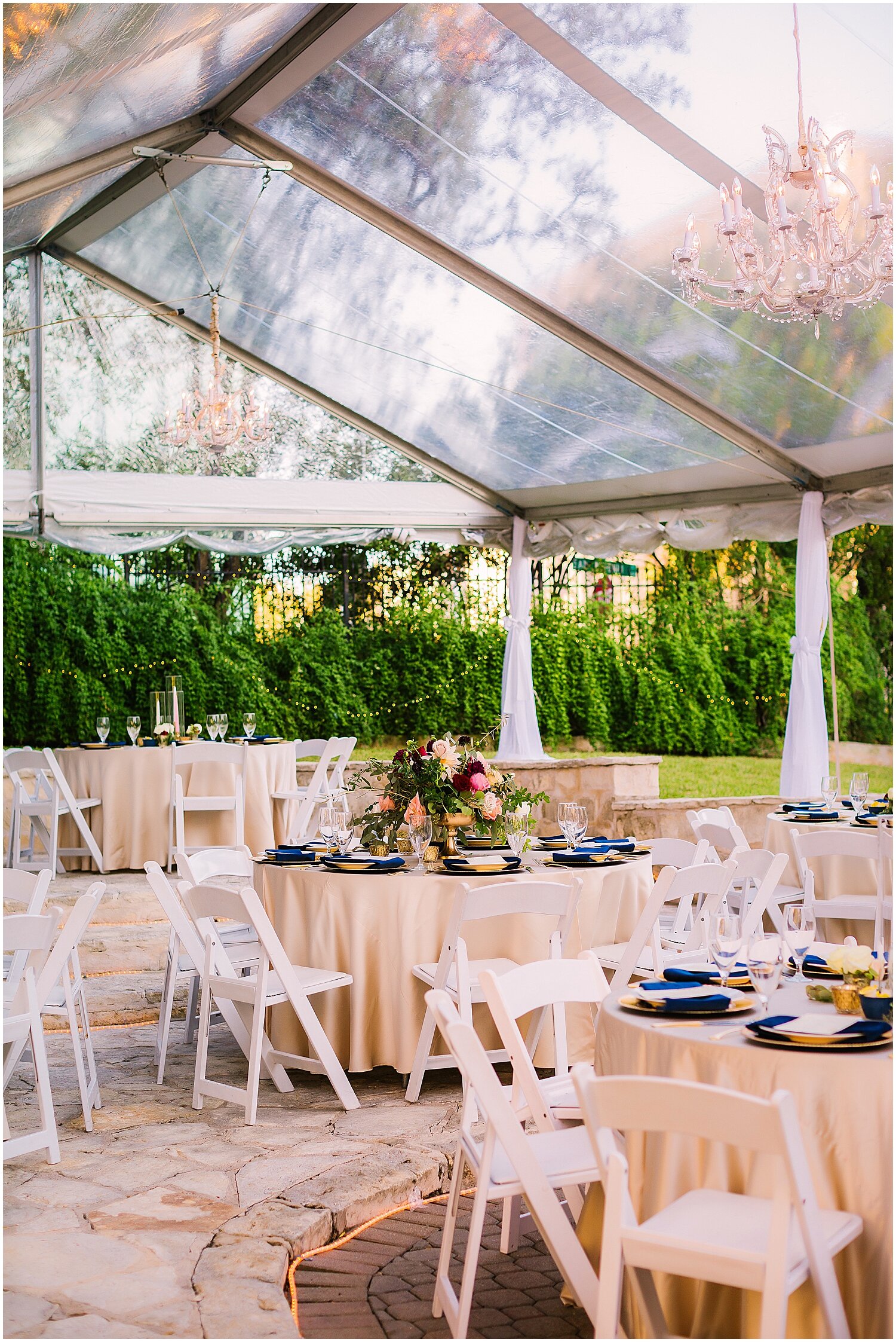  Tented wedding reception at The Allan House 
