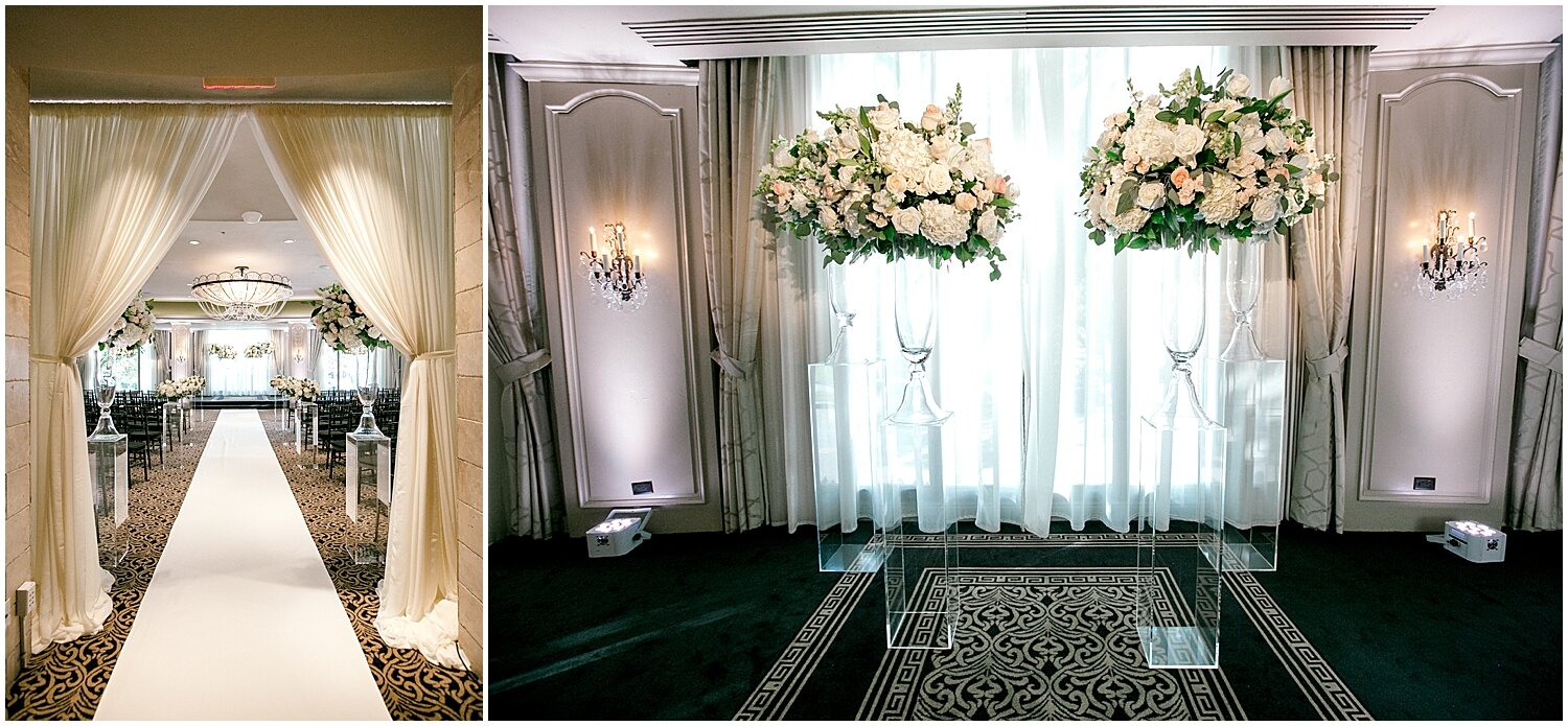  wedding ceremony entrance with drapes 