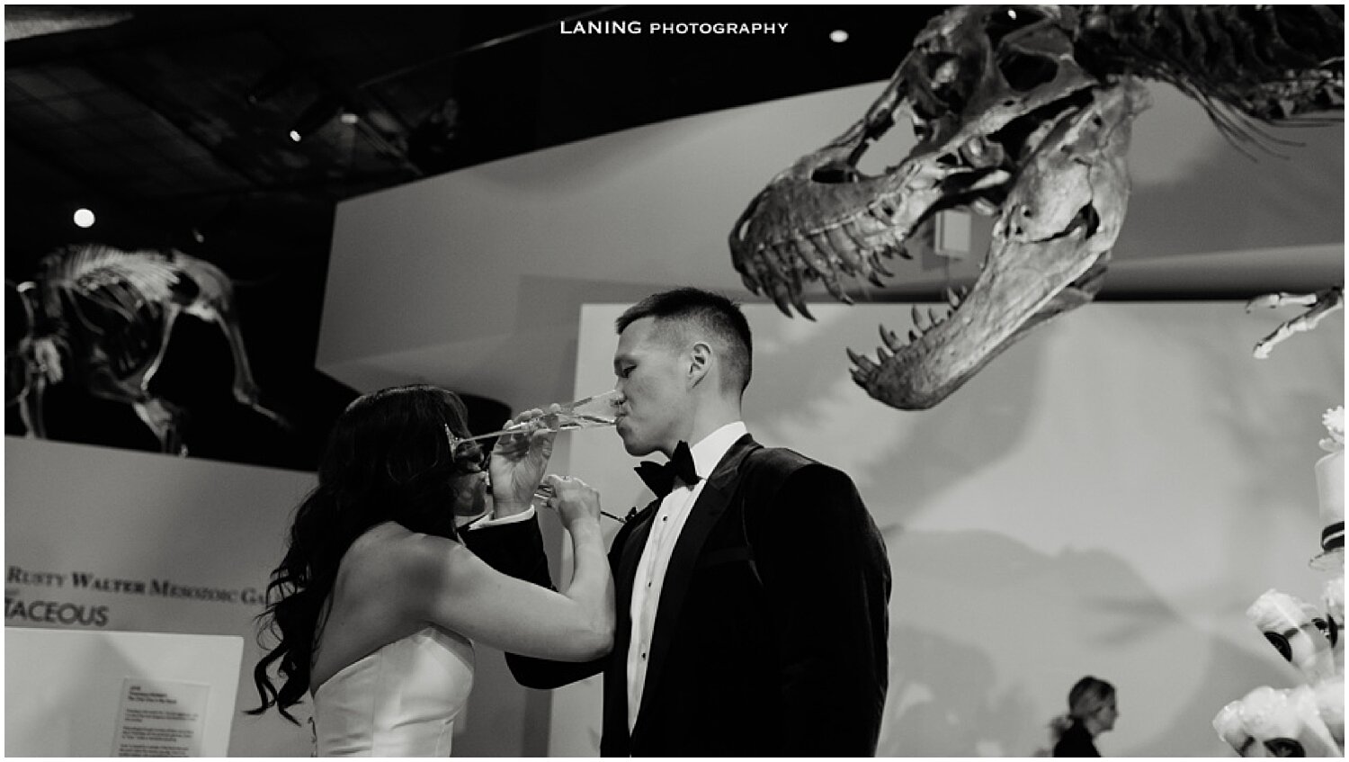  bride and groom on their wedding day 