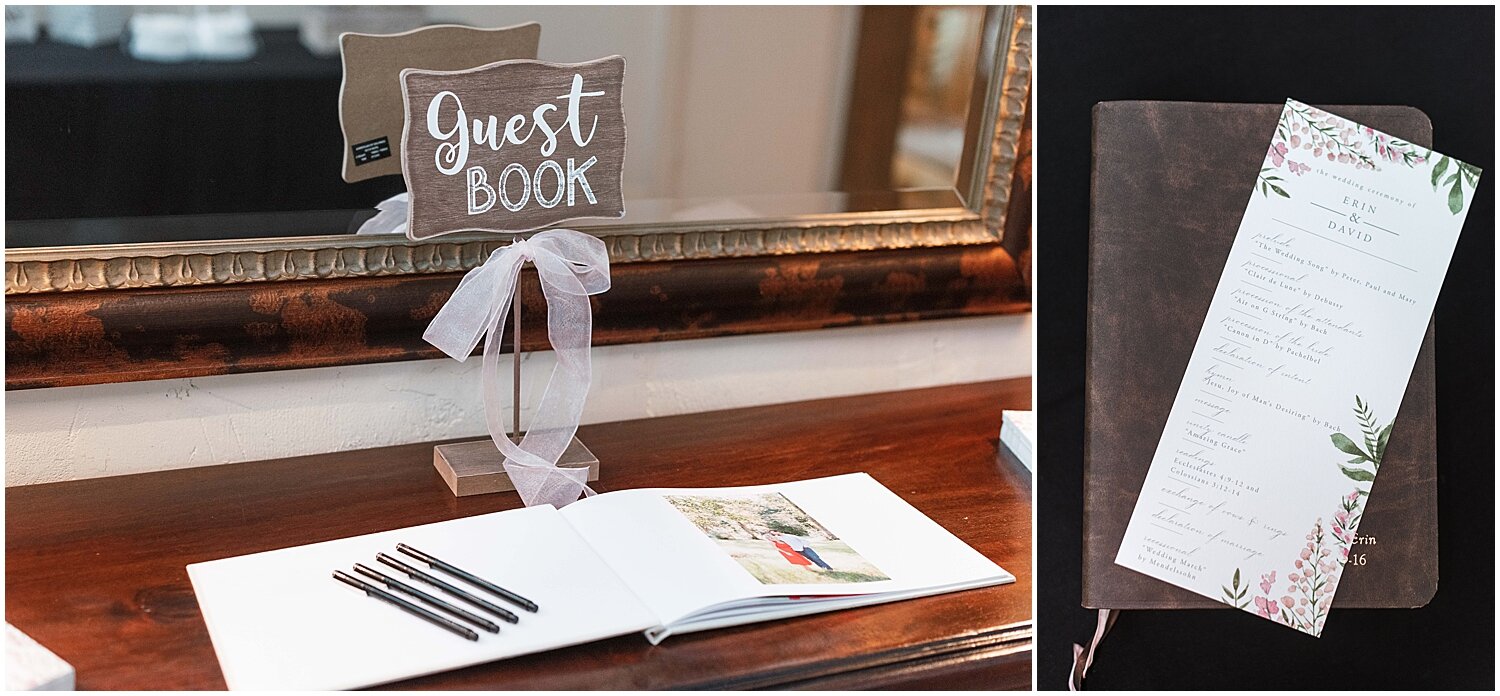  guestbook for Houston wedding 