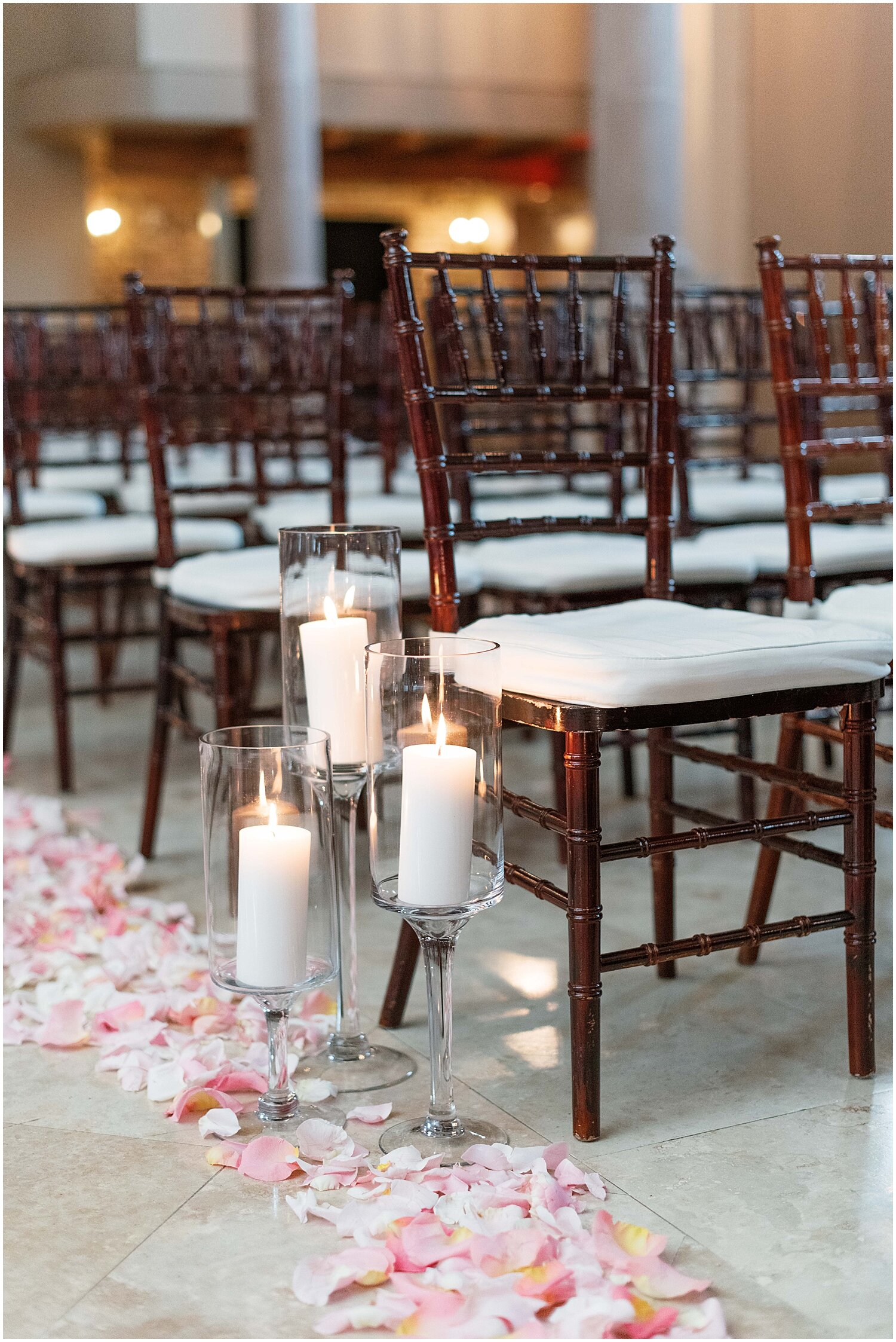  romantic wedding ceremony decor 