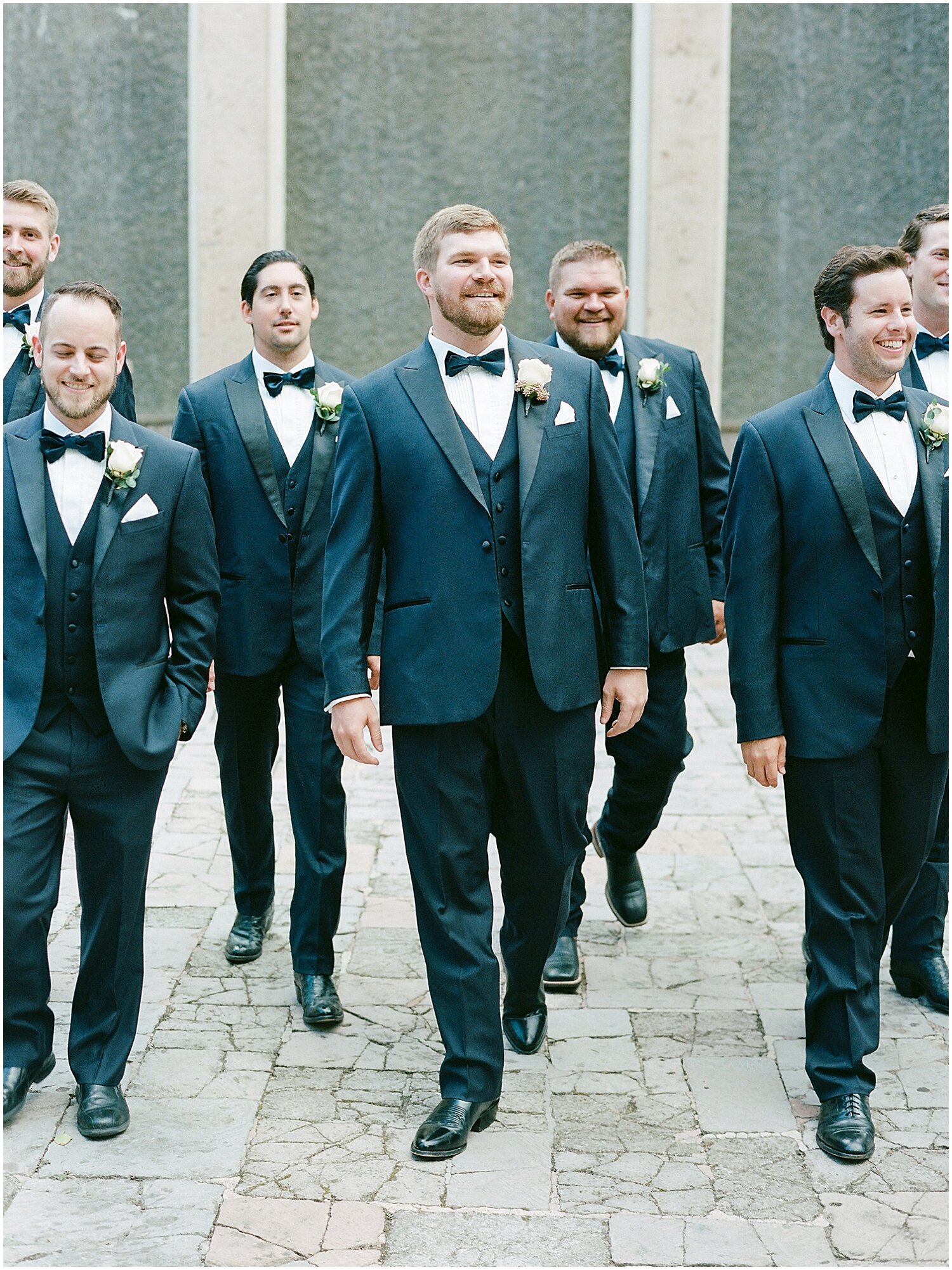  groom and groomsmen  