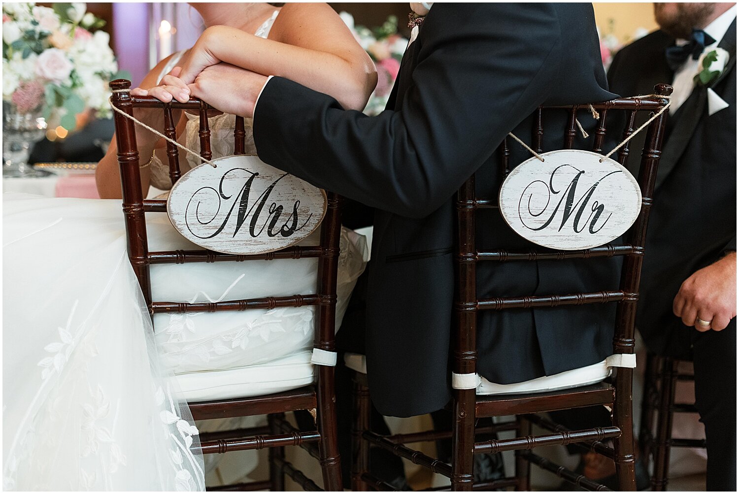  Mr and Mrs wedding sign  
