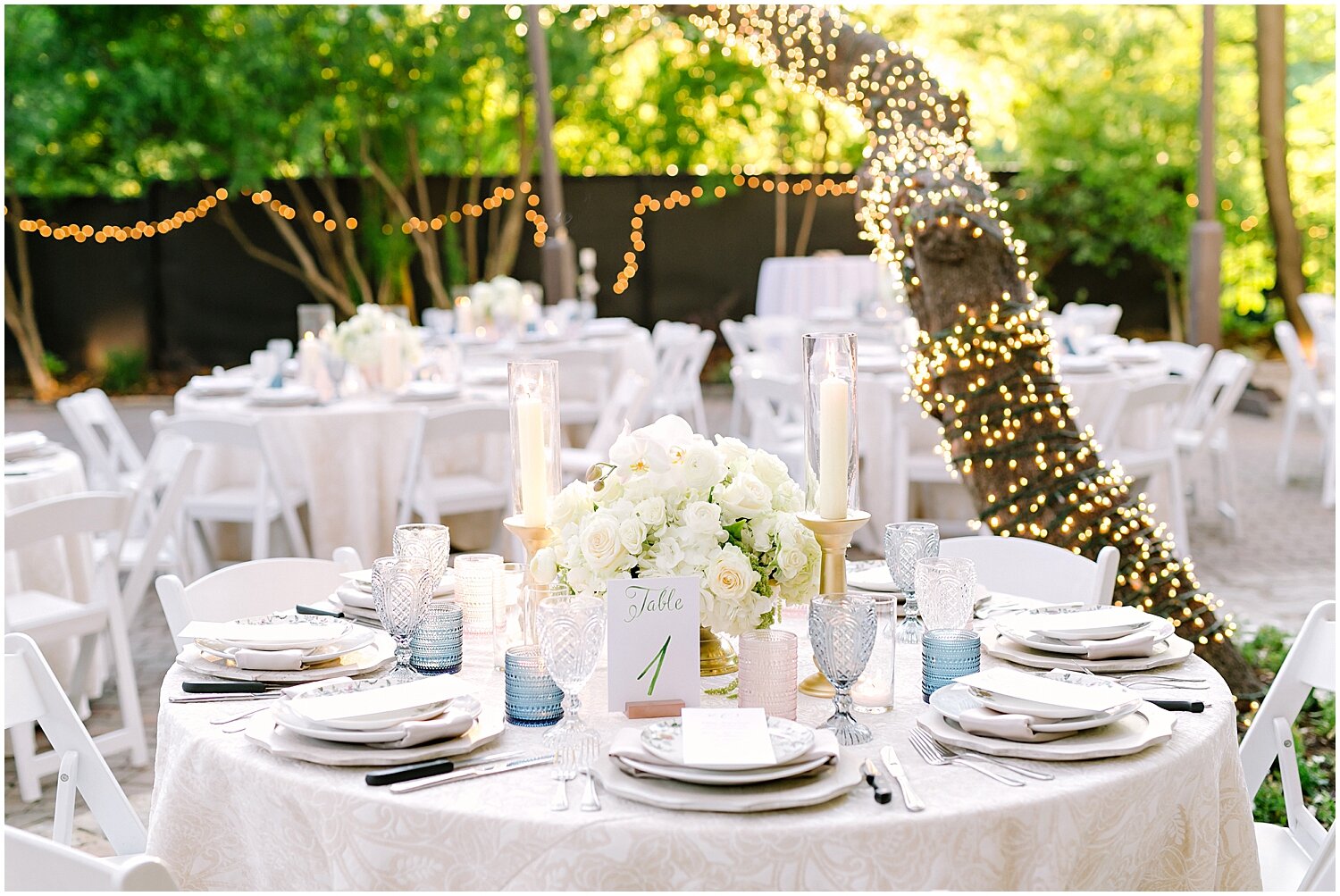  Austin wedding table setting 