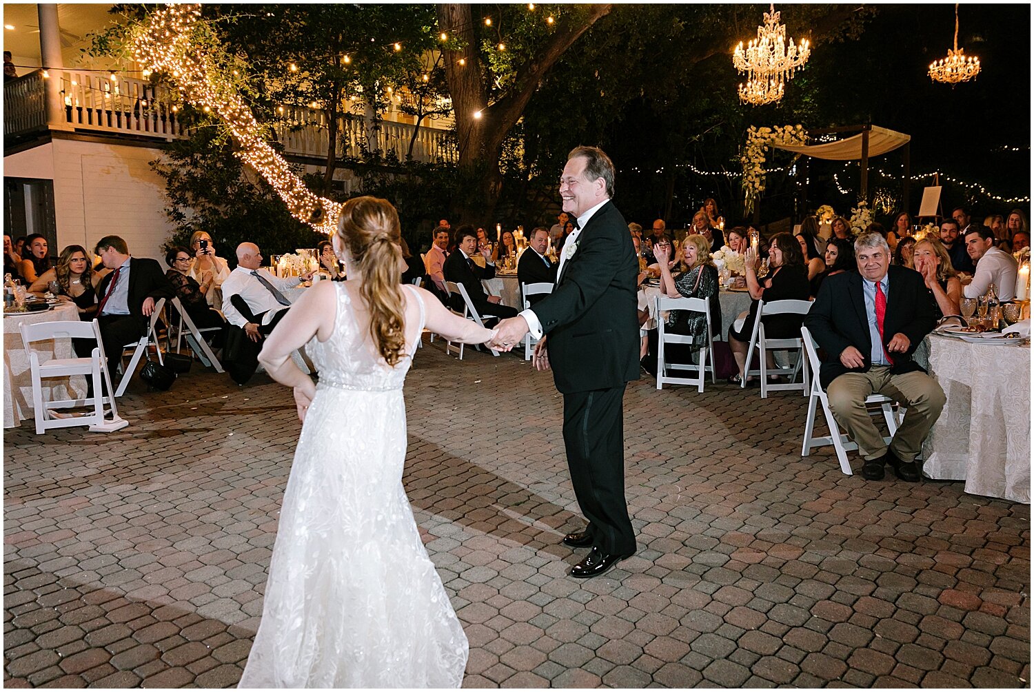  father and bride dancing 