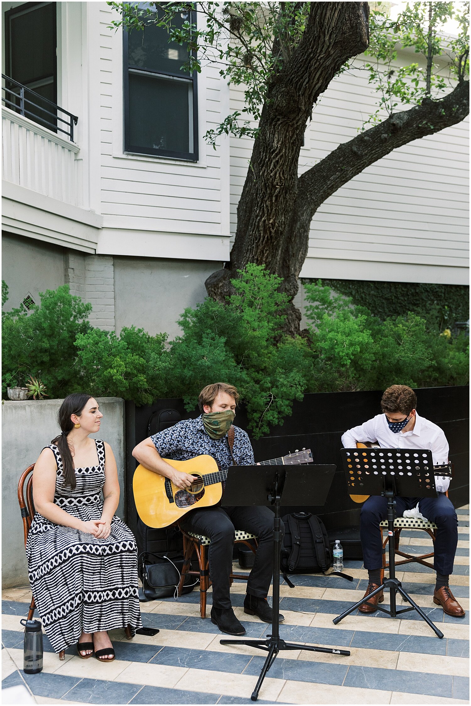  musicians for the wedding reception 