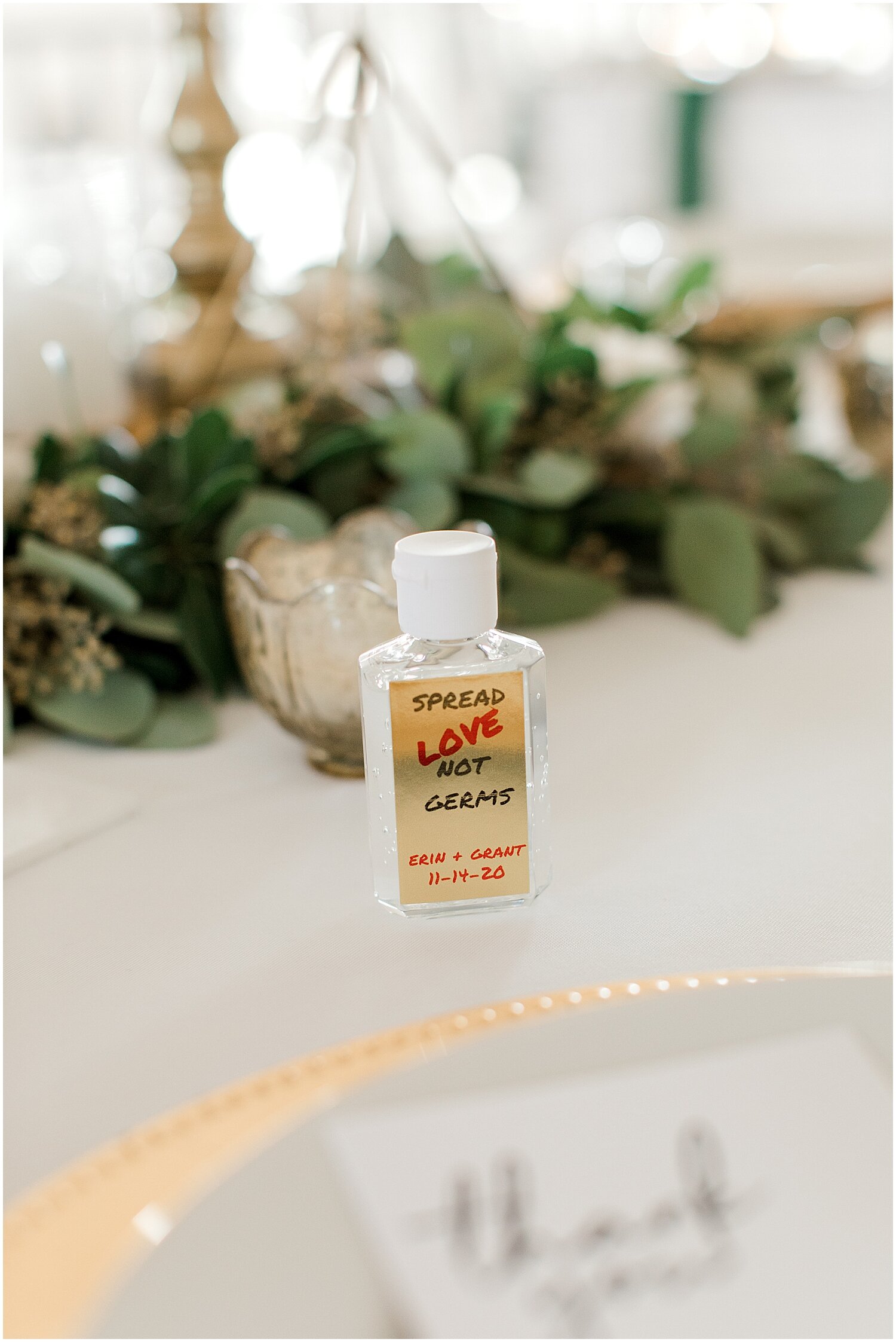  hand sanitizer wedding favors for guests for Covid wedding 