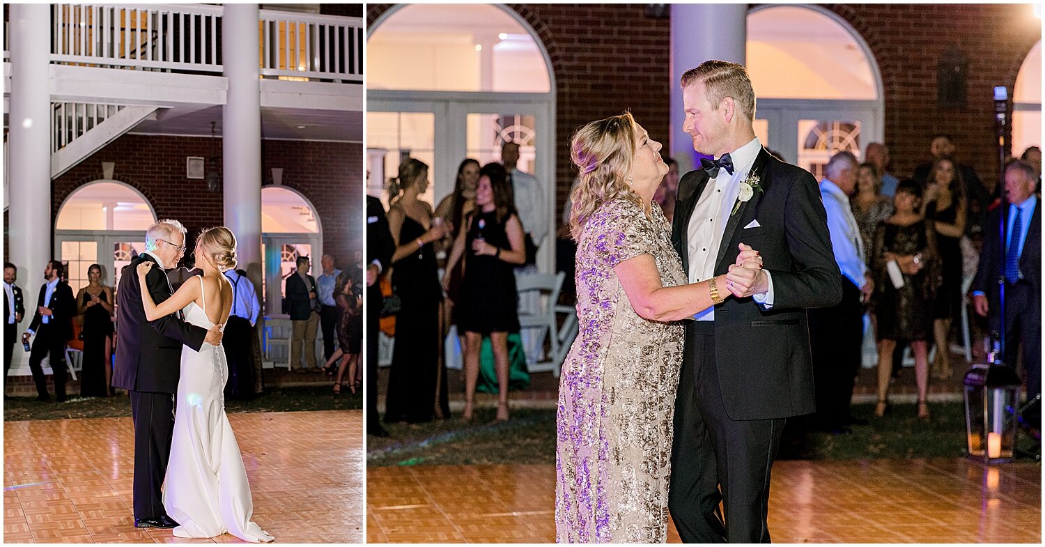  father and bride dance and mother and son dance 