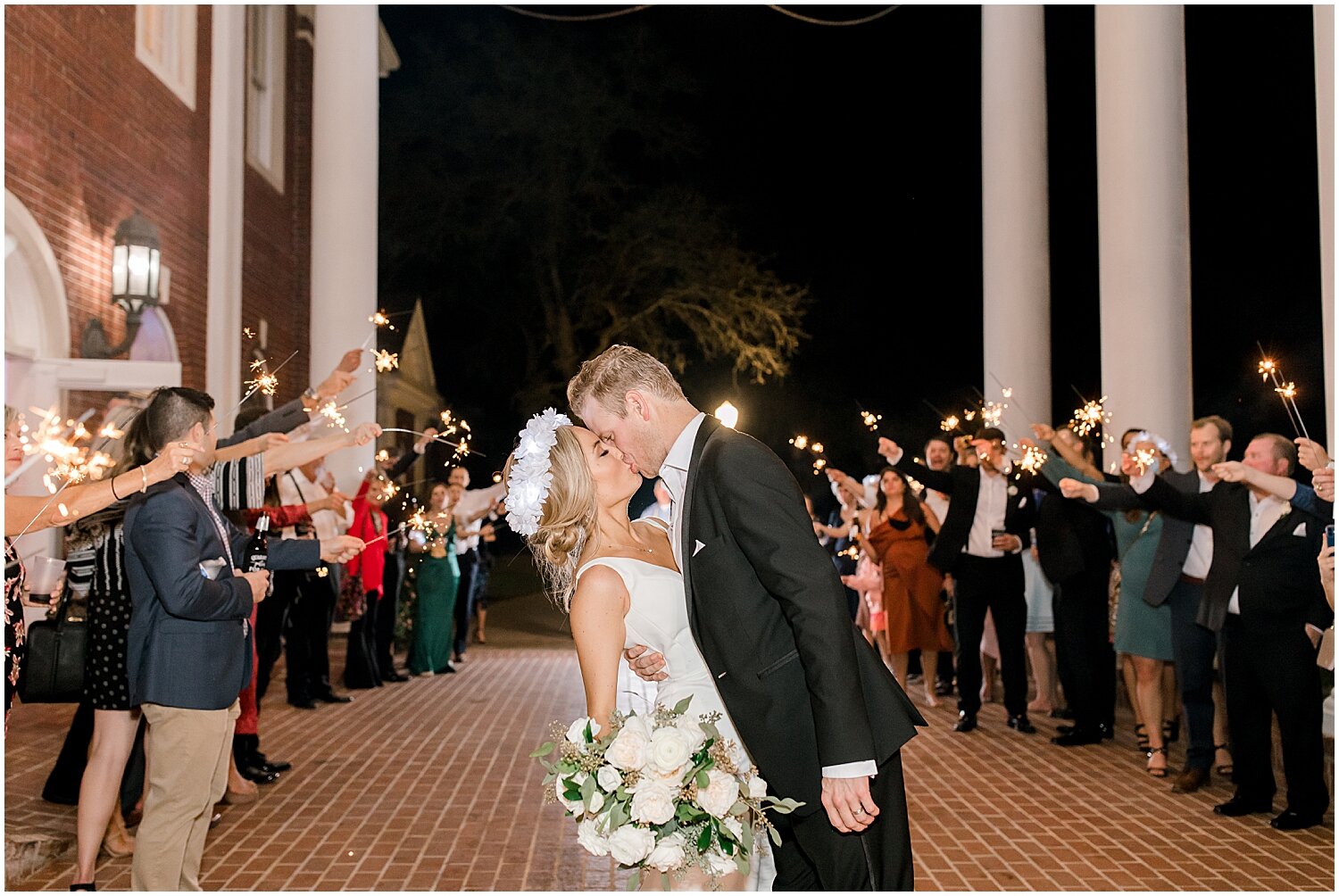  bride and groom’s grand exit 