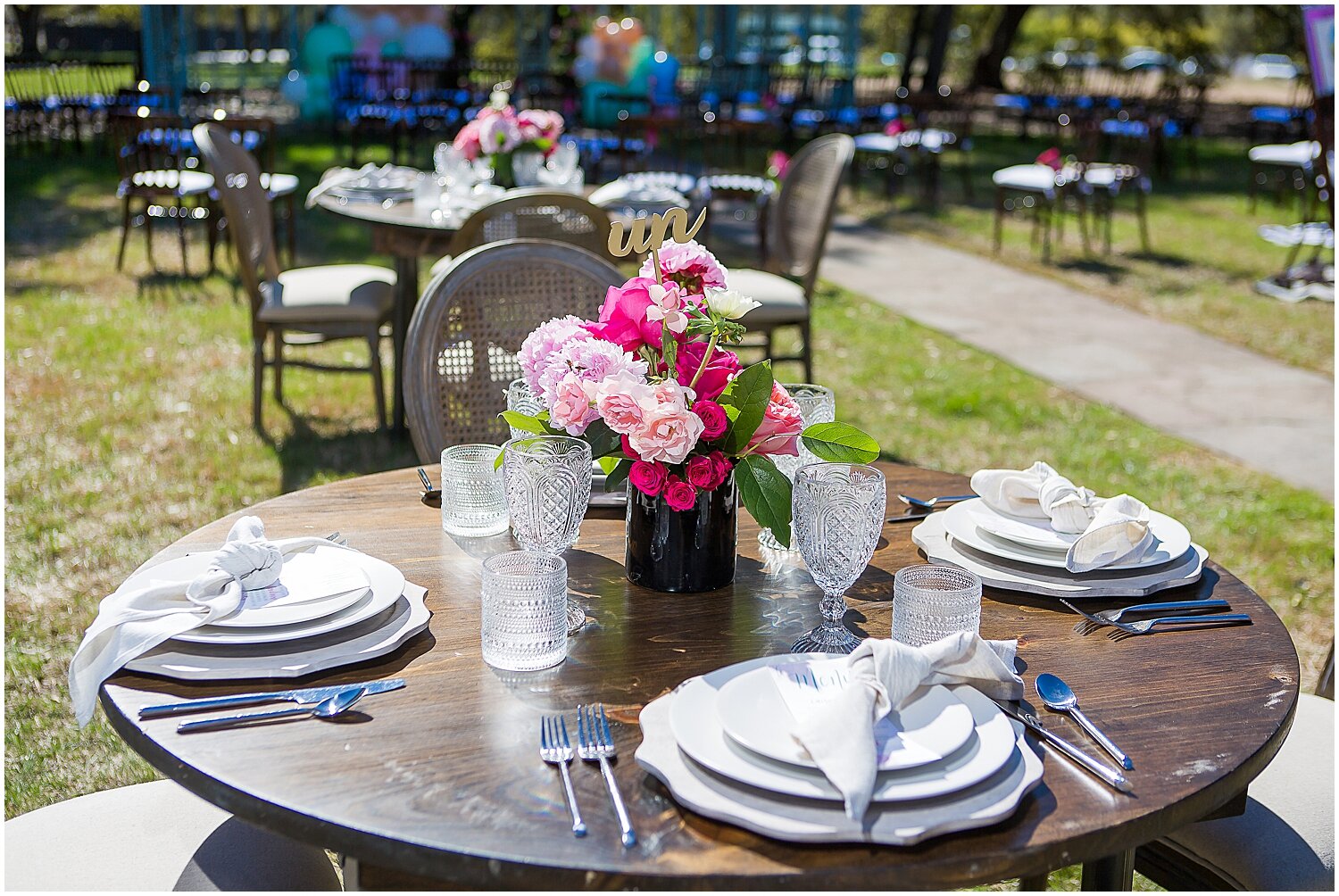  french wedding theme with french table signs 