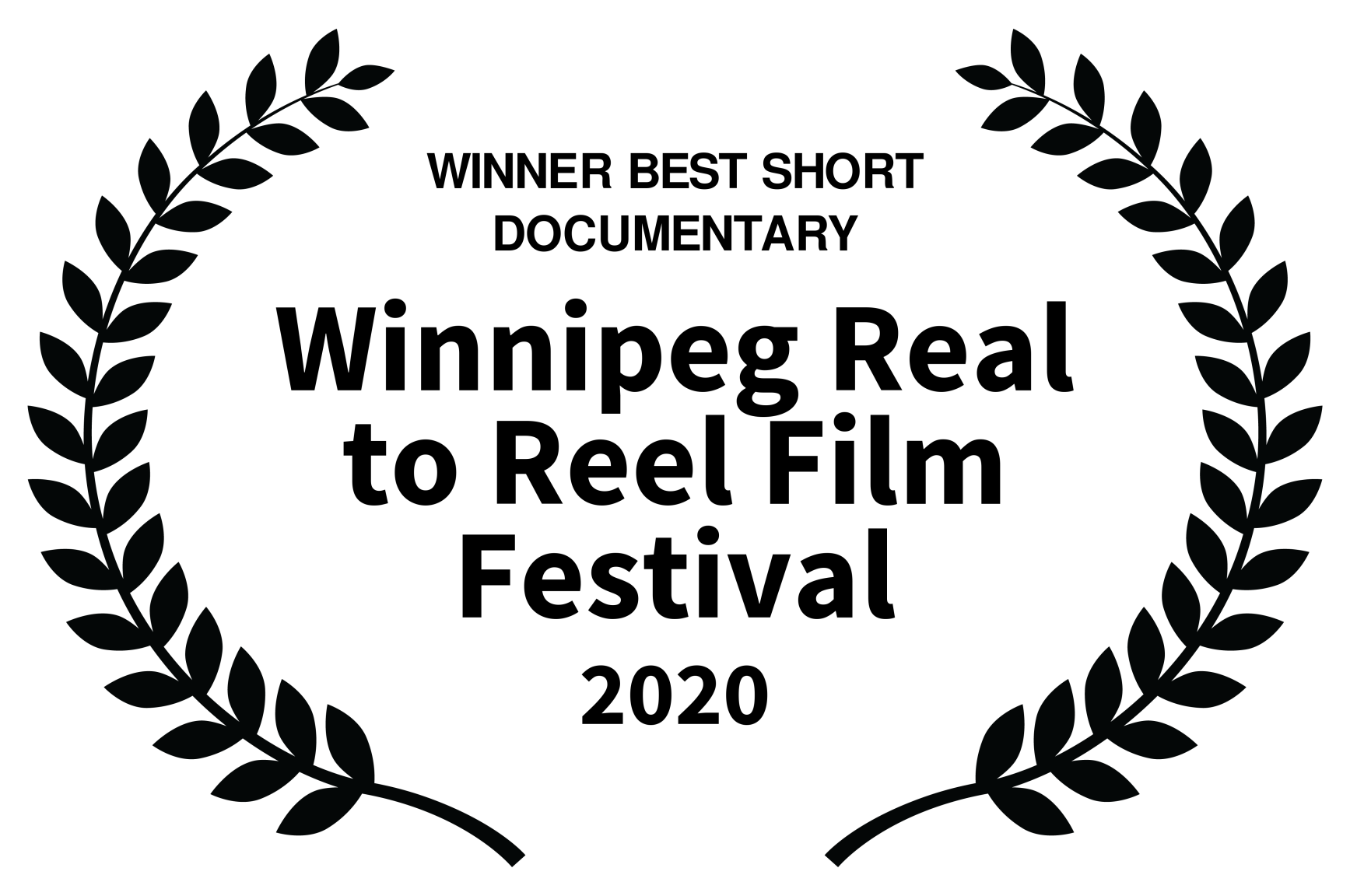 WINNER BEST SHORT DOCUMENTARY - Winnipeg Real to Reel Film Festival - 2020.png