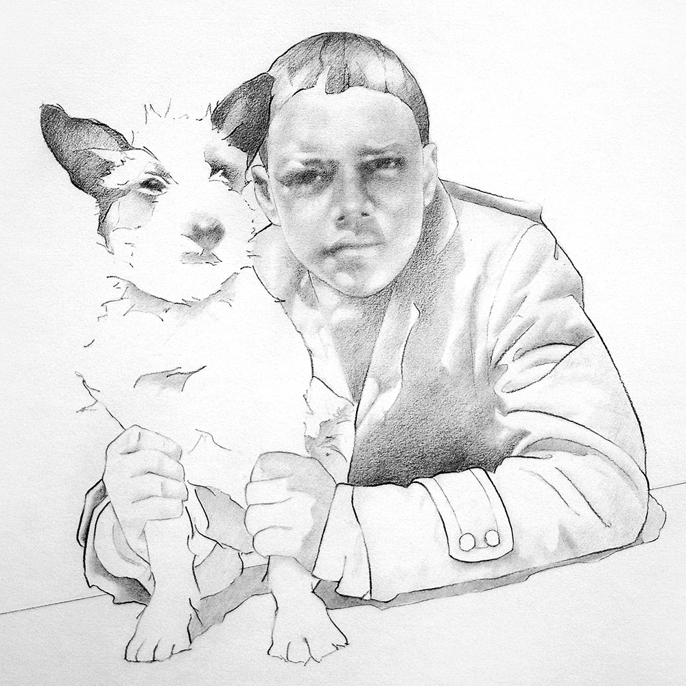 Pencil on illustration Board