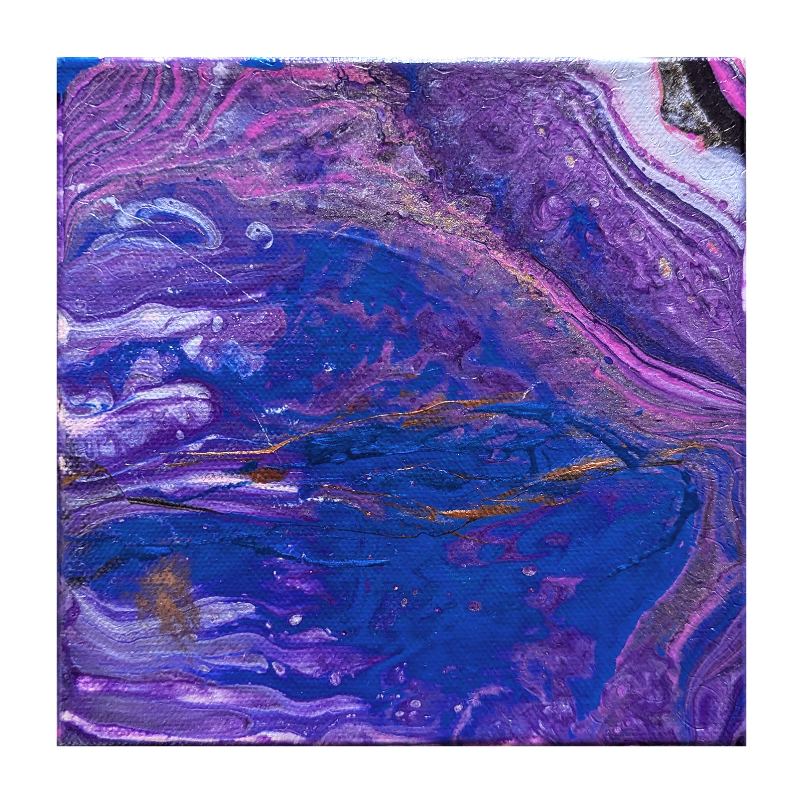 Small Blue and Purple Painting