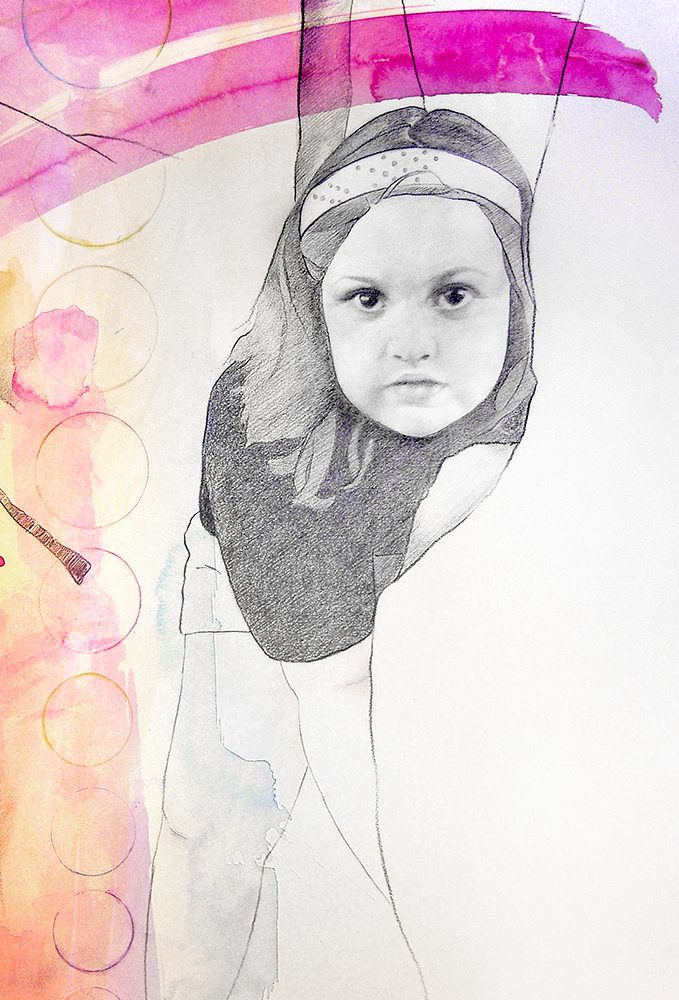 Watercolor and pencil on illustration board