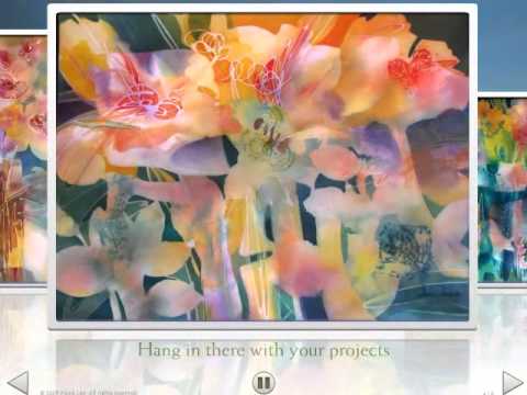 "Have a Flower Power Day"!!! Dawn Davis Watercolors