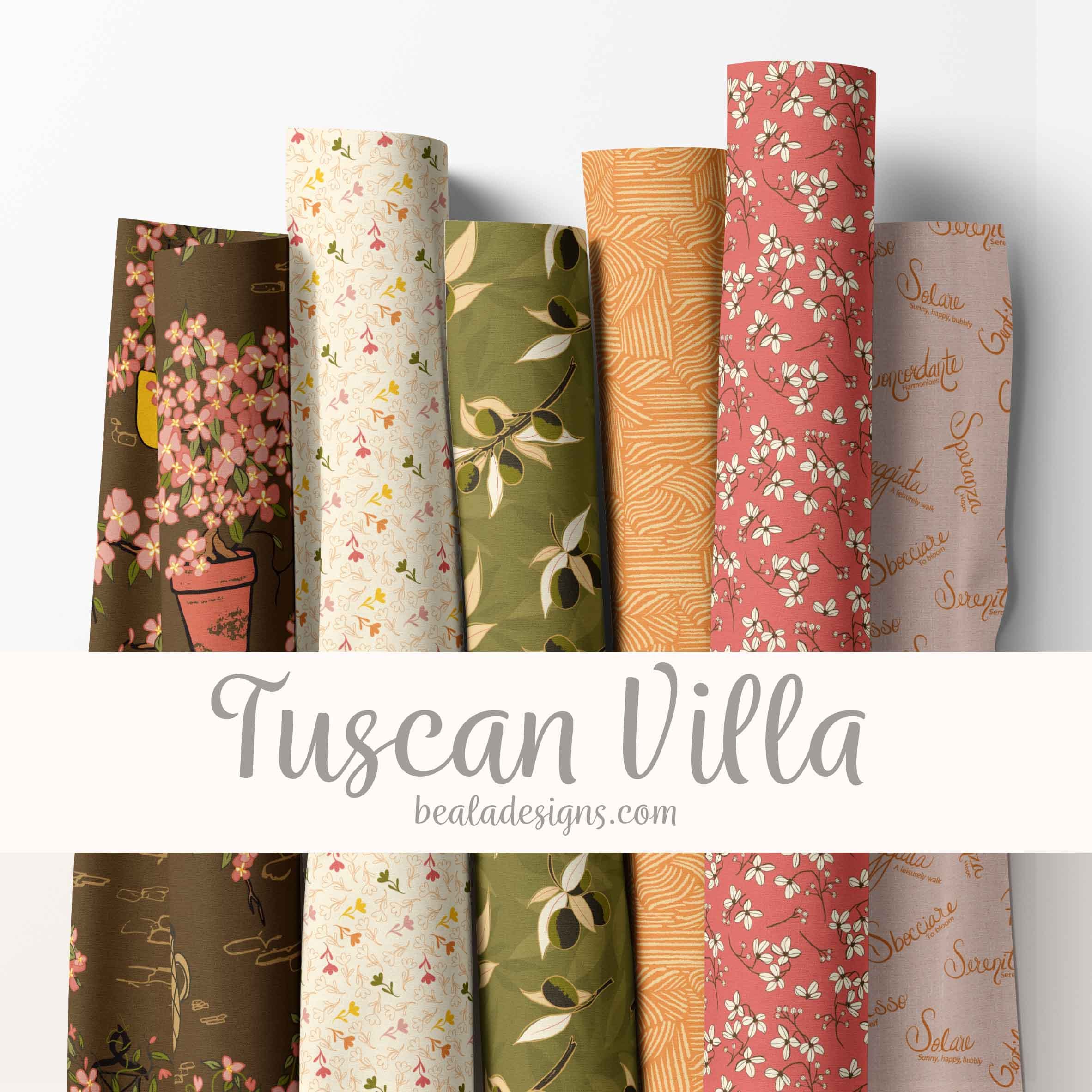 Tuscan Villa Collection Bolts of Fabric