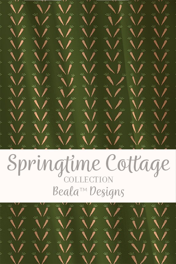 Herringbone Carrots on Dark Green fabric mockup.png