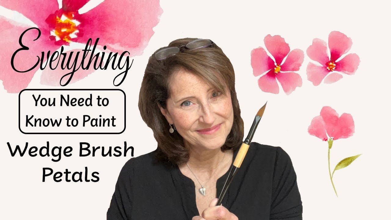 Thumbnail for Beala™ Art YouTube tutorial for Everything You Need To Know To Paint Wedge Brush Petals