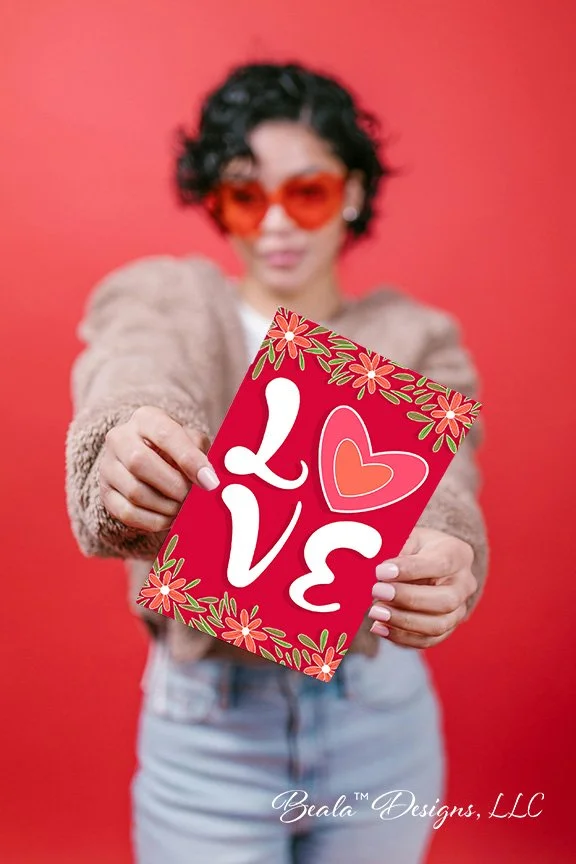 LOVE Valentine's Card by Beala™ Designs' artist Teresa