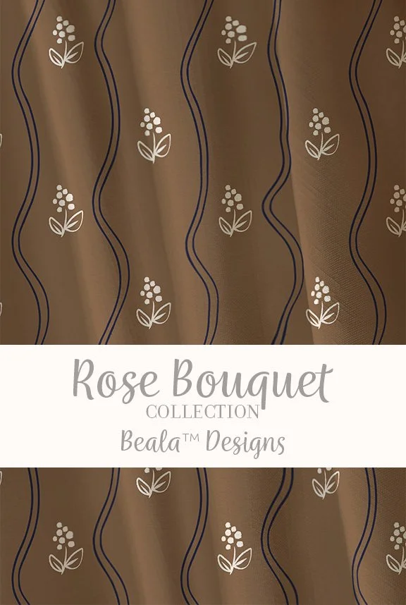Floral Waves on Brown Fabric Mockup.jpg