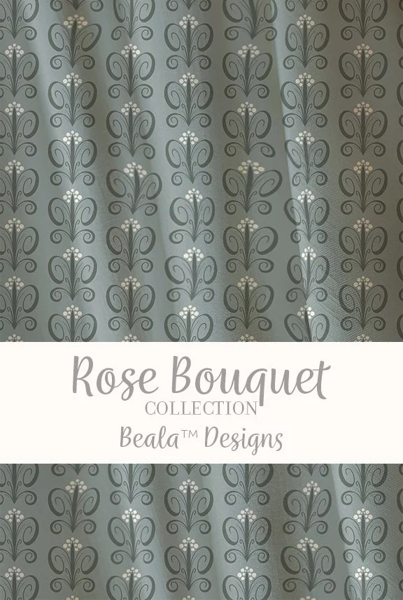 Vintage Florals on Green Fabric Mockup.jpg