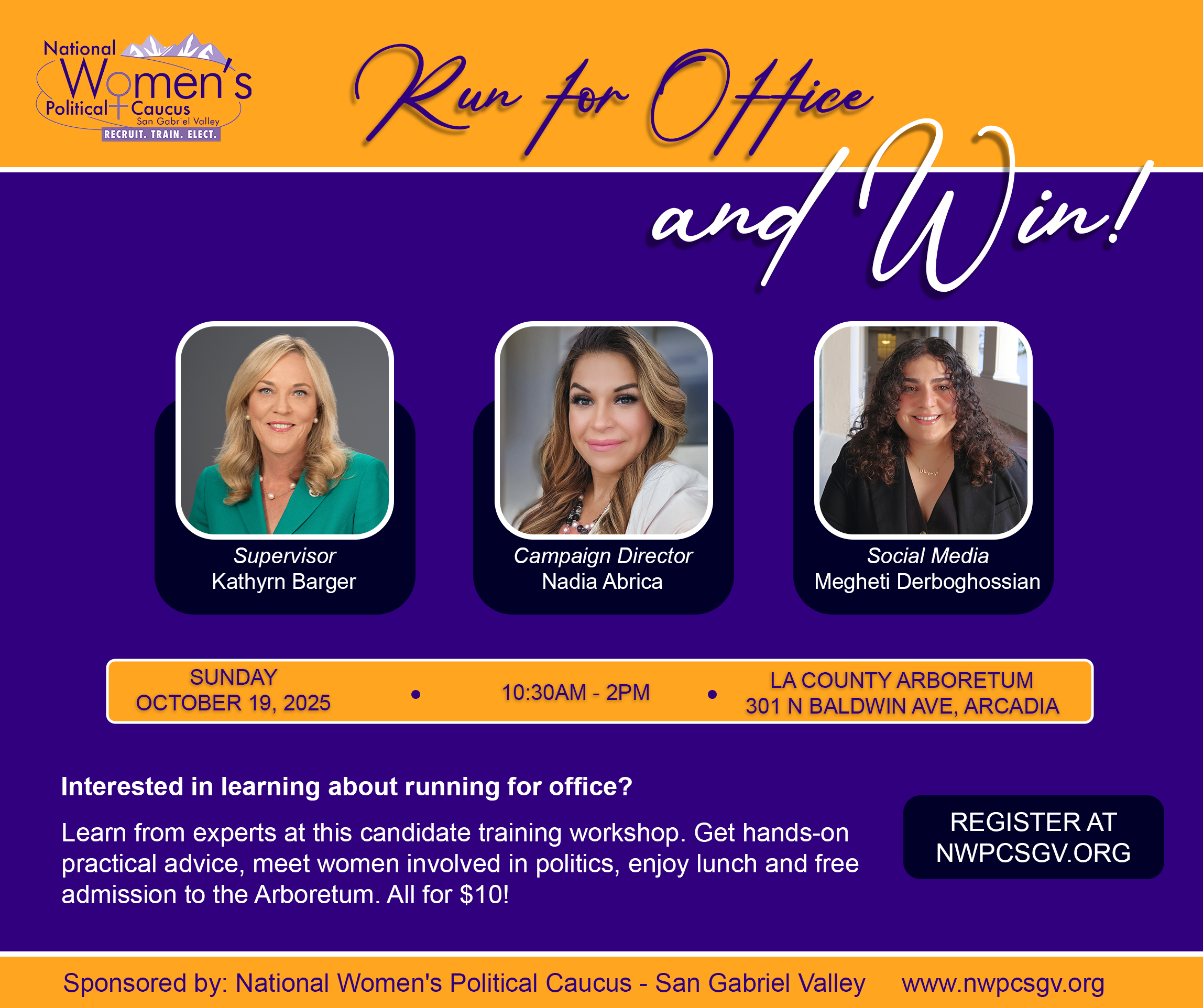 run for office and win!