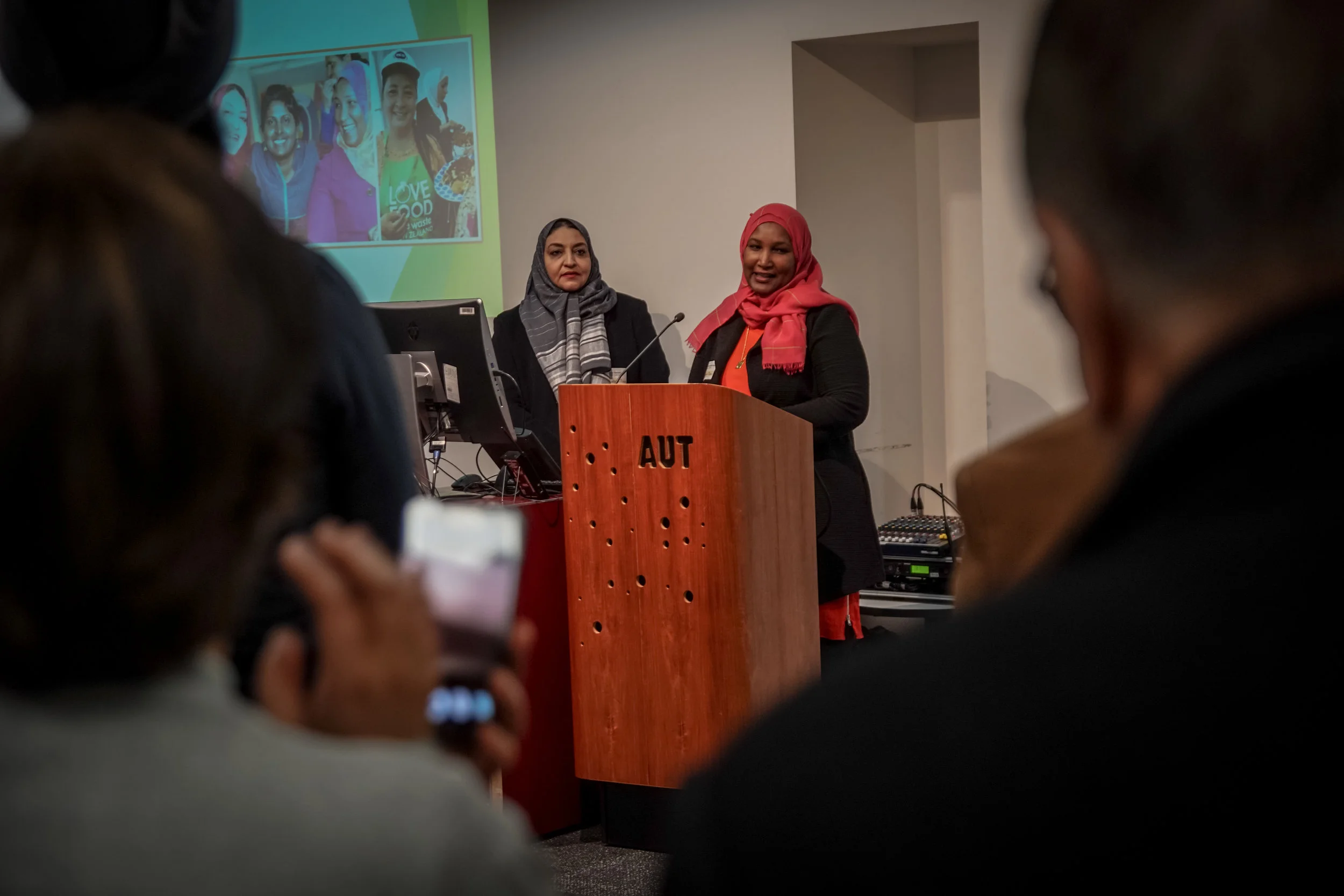 Leita Hassan from Sudan and Ansha Mohammed Adem from Ethiopia tell their stories