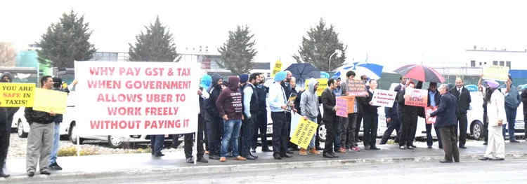 Nation: Taxi drivers protest against Uber, again