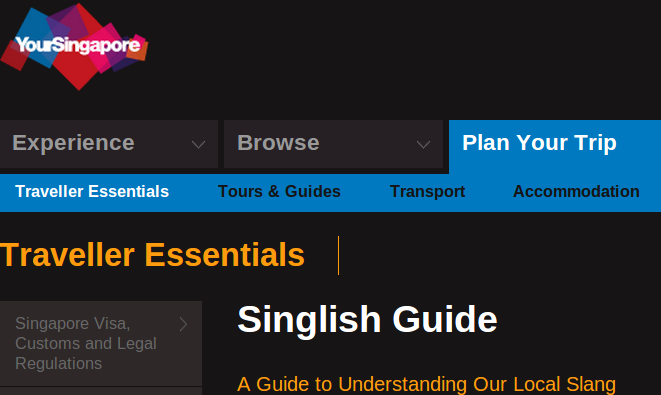 Singlish: Leave it alone