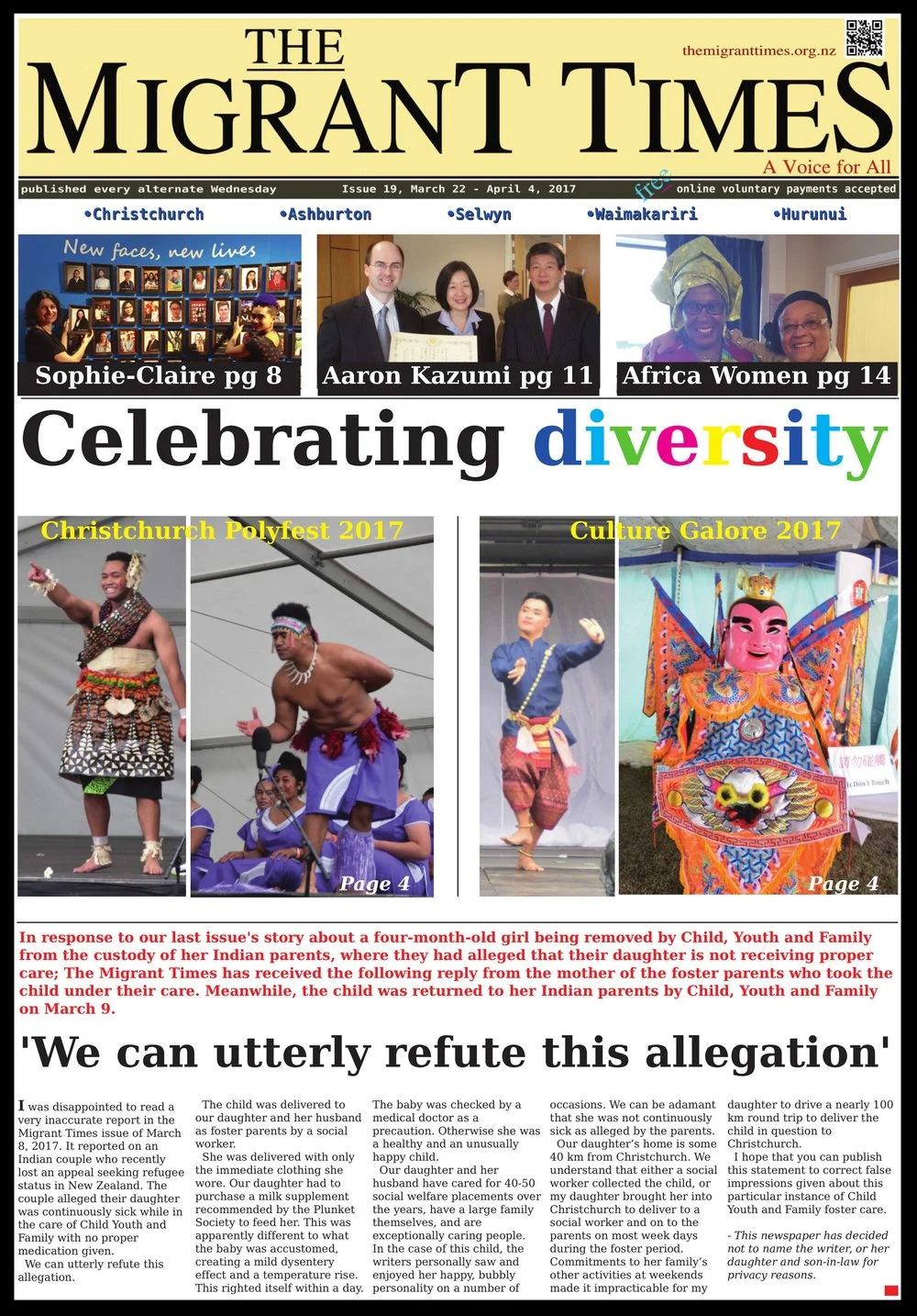 Print editions — Multicultural Times