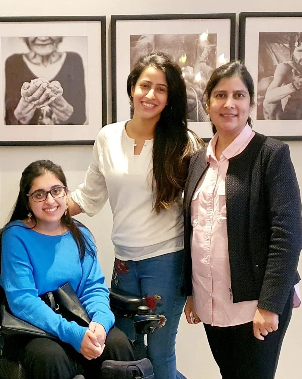 The team behind Our Hijrah project of Khadija Leadership Network - (from left) Latifa Daud, Ayesha Asif, Sabina Rehman